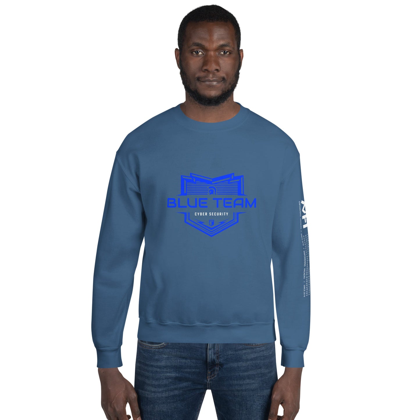 Cyber Security Blue Team V17 - Unisex Sweatshirt by DarkByteGear