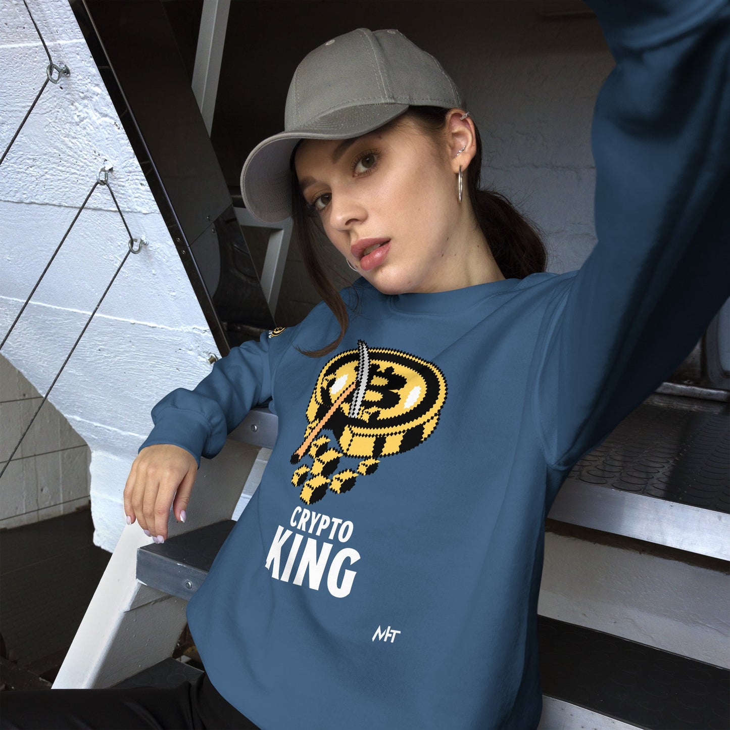Crypto King - Unisex Sweatshirt by DarkByteGear