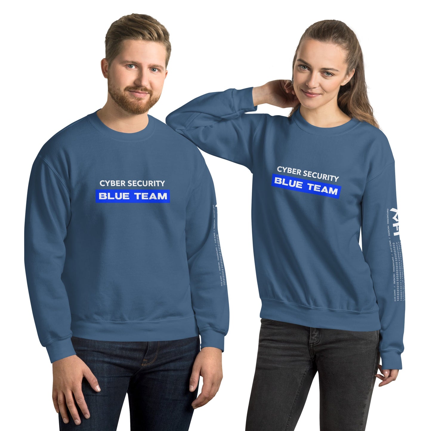 Cyber Security Blue Team V9 - Unisex Sweatshirt by DarkByteGear