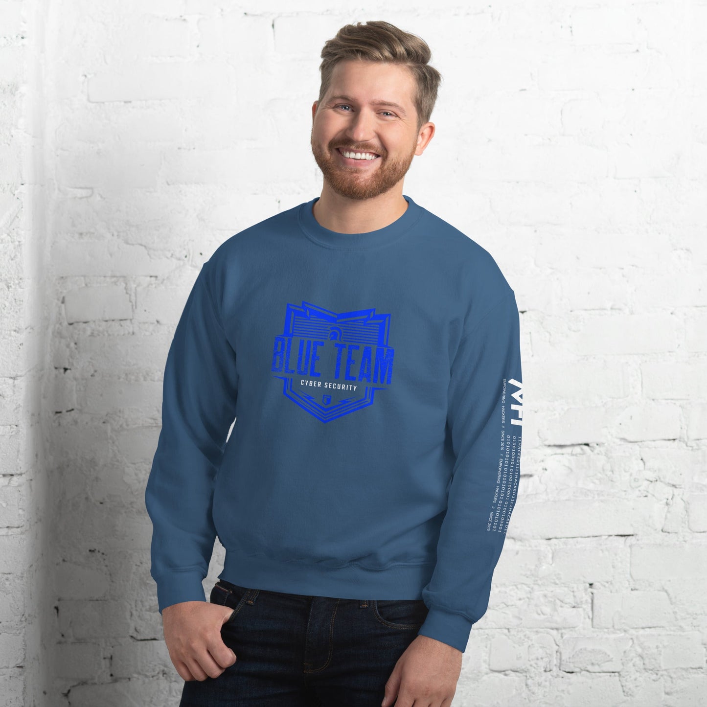 Cyber Security Blue Team V13 - Unisex Sweatshirt by DarkByteGear