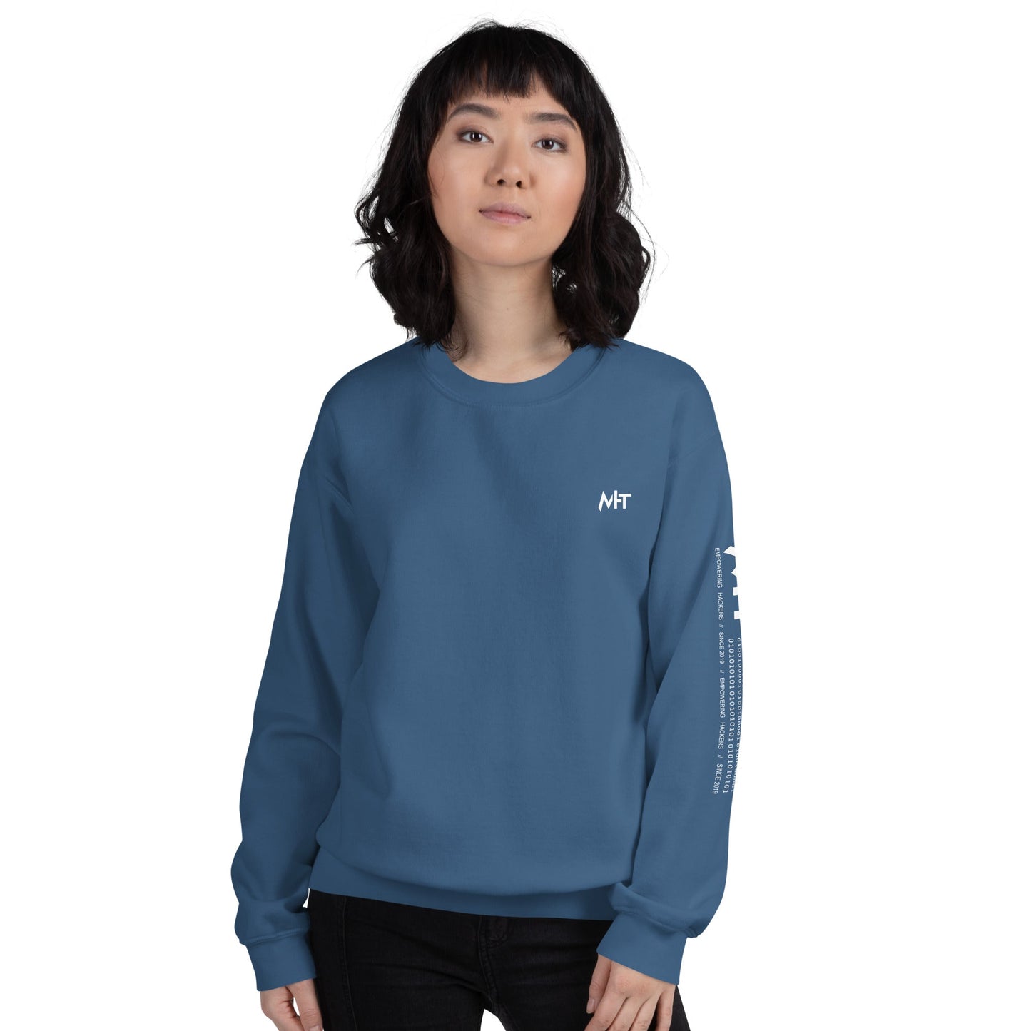 Cyber Security Blue Team V14 - Unisex Sweatshirt ( Back Print ) by DarkByteGear