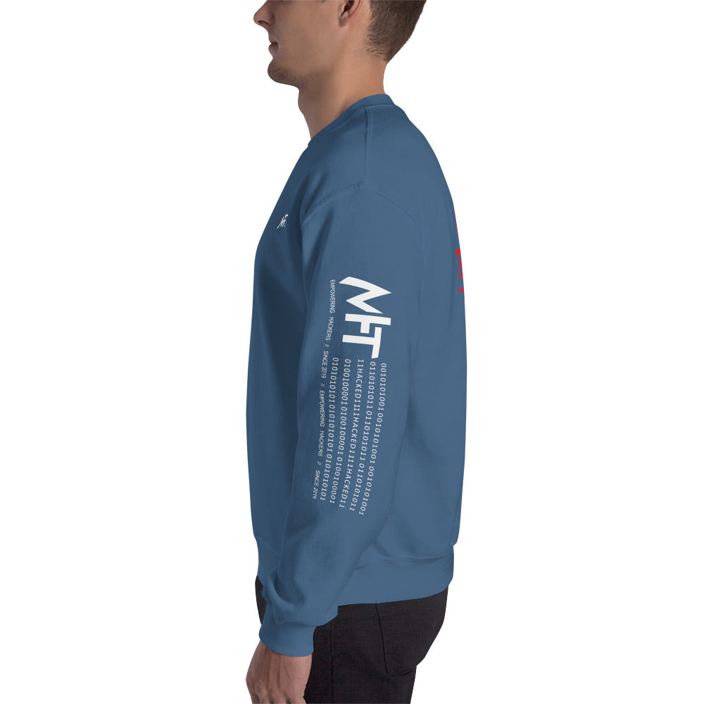 Cyber Security Red Team V14 - Unisex Sweatshirt ( Back Print ) by DarkByteGear
