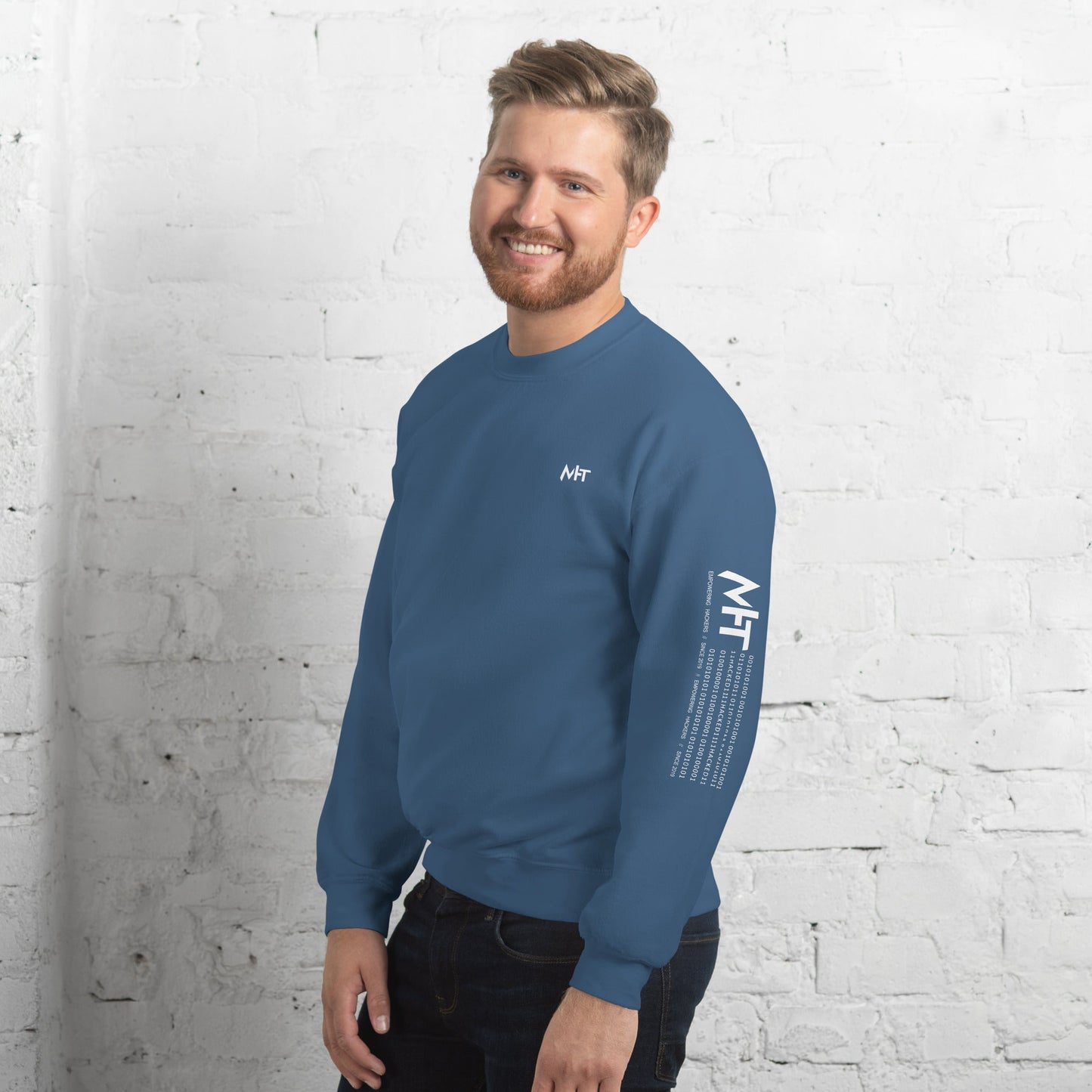 Cyber Security Blue Team V13 - Unisex Sweatshirt ( Back Print ) by DarkByteGear