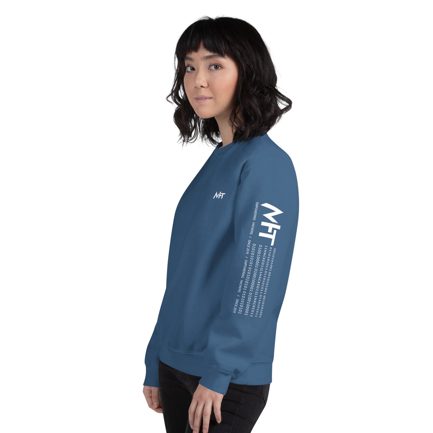 Cyber Security Blue Team V14 - Unisex Sweatshirt ( Back Print ) by DarkByteGear