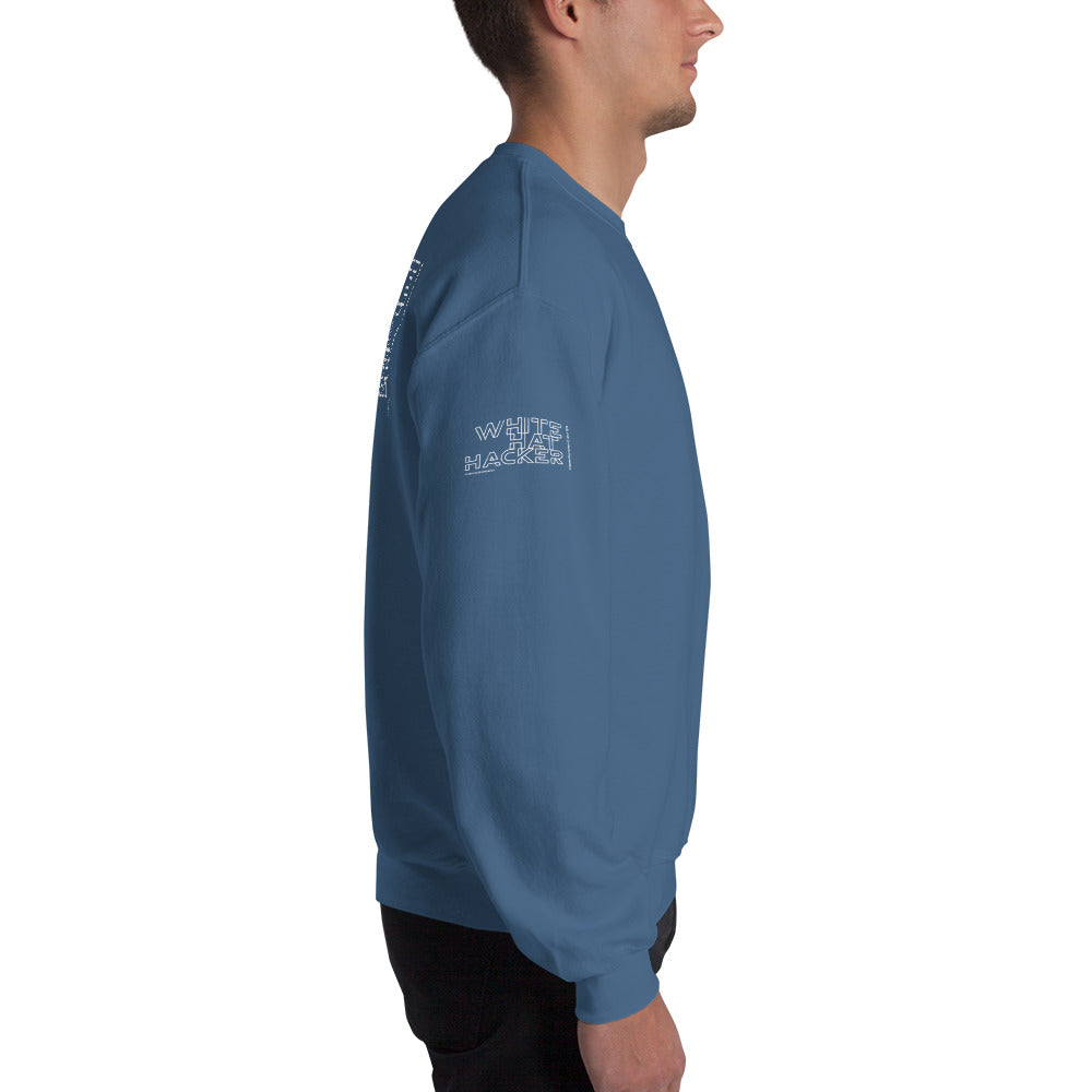 White Hat Hacker - Unisex Sweatshirt (all sides print) by DarkByteGear