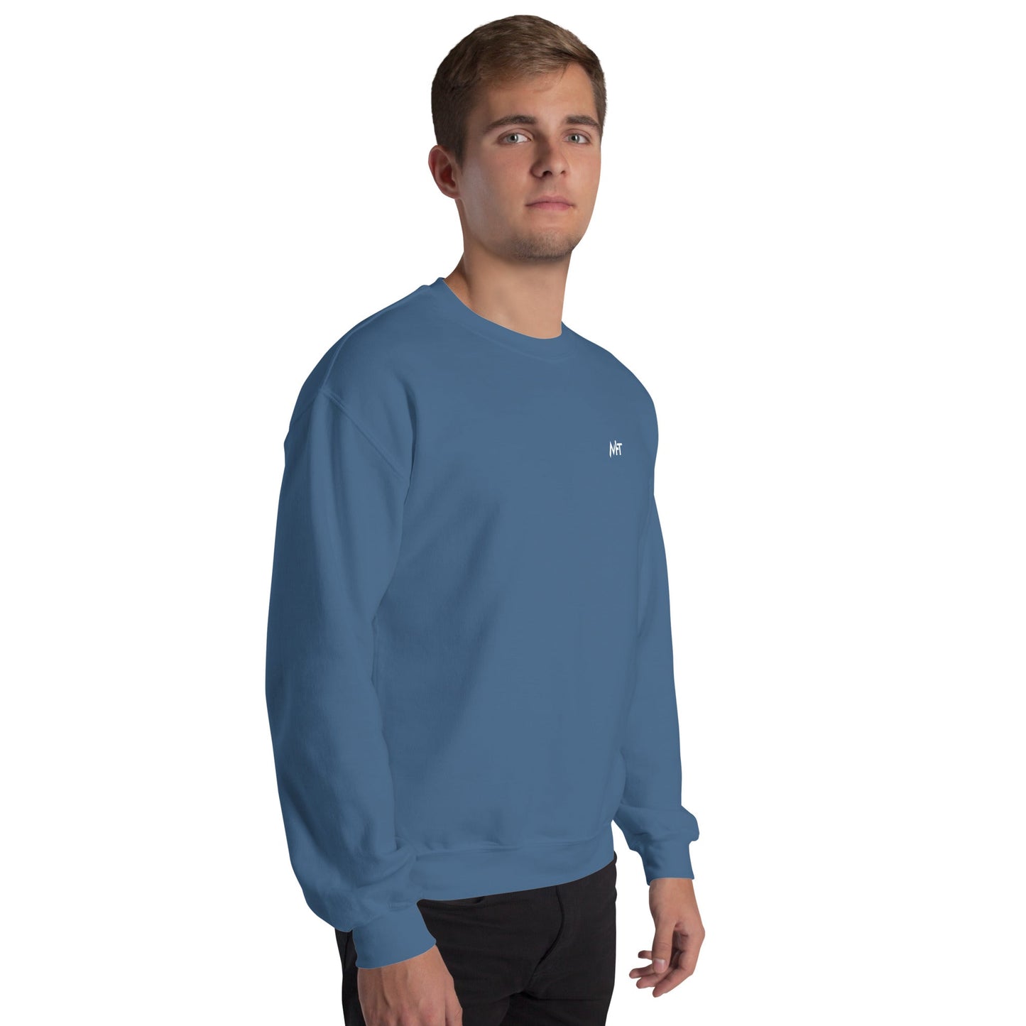 Cyber Security Blue Team V1 - Unisex Sweatshirt ( Back Print ) by DarkByteGear