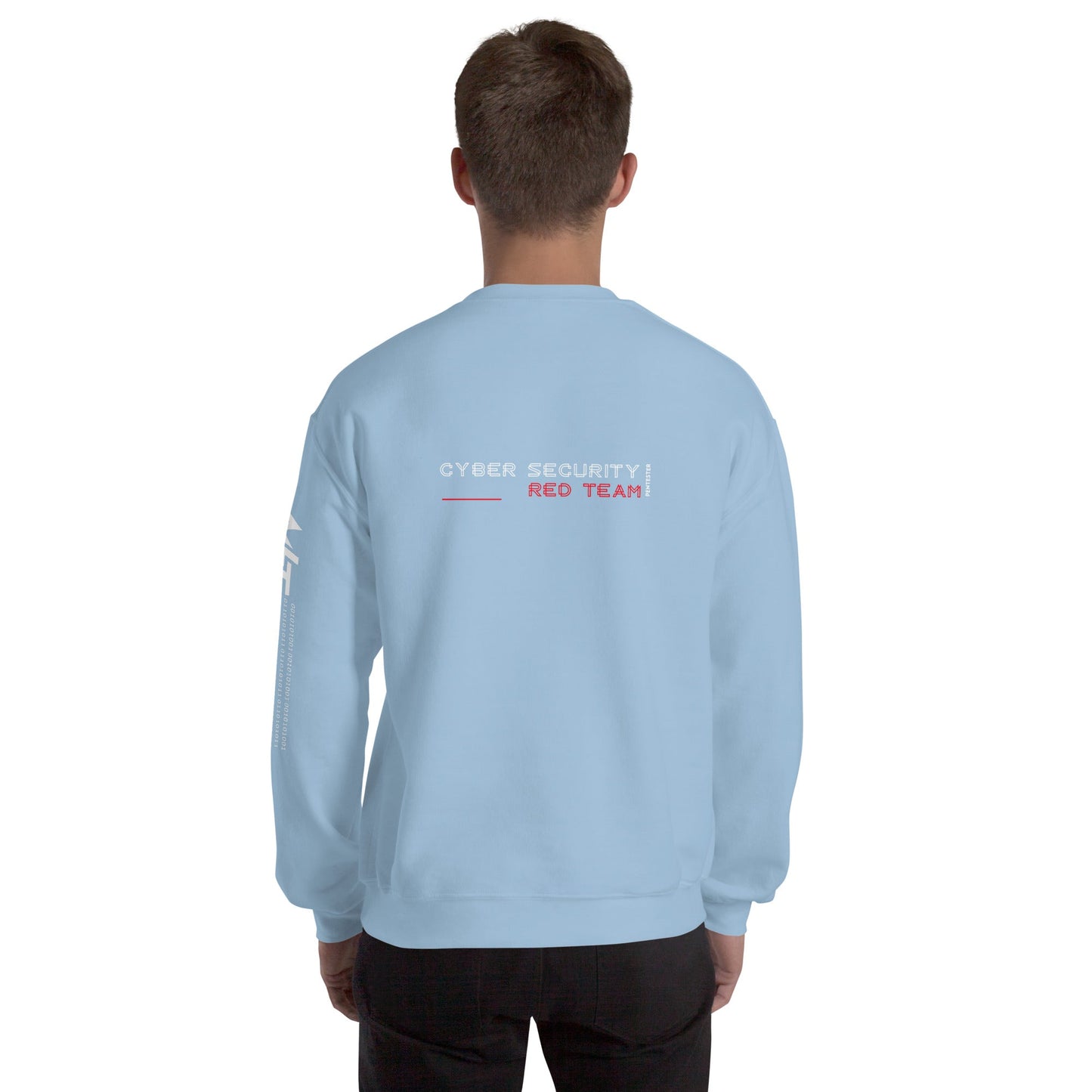 Cyber Security Red Team V2 - Unisex Sweatshirt ( Back Print ) by DarkByteGear