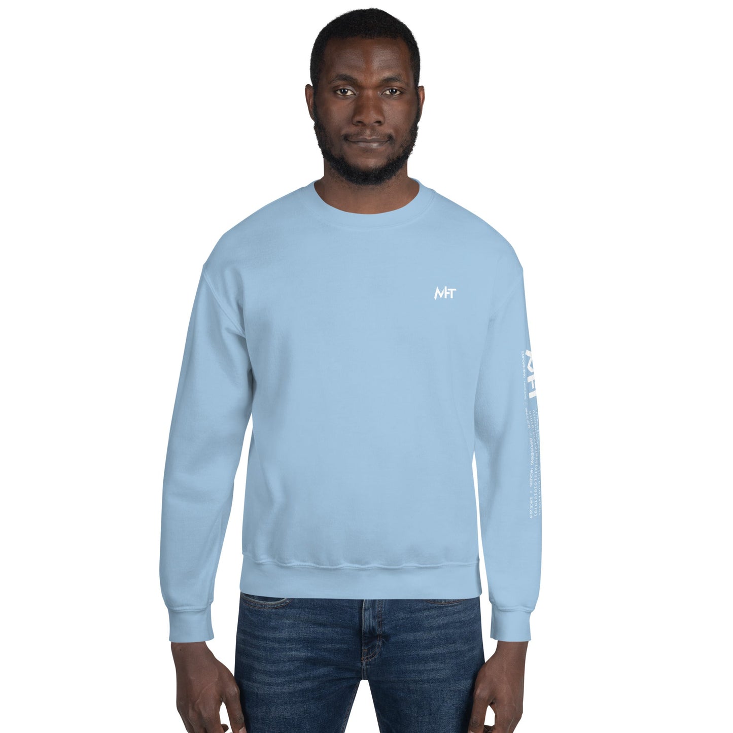 Cyber Security Blue Team V17 - Unisex Sweatshirt ( Back Print ) by DarkByteGear