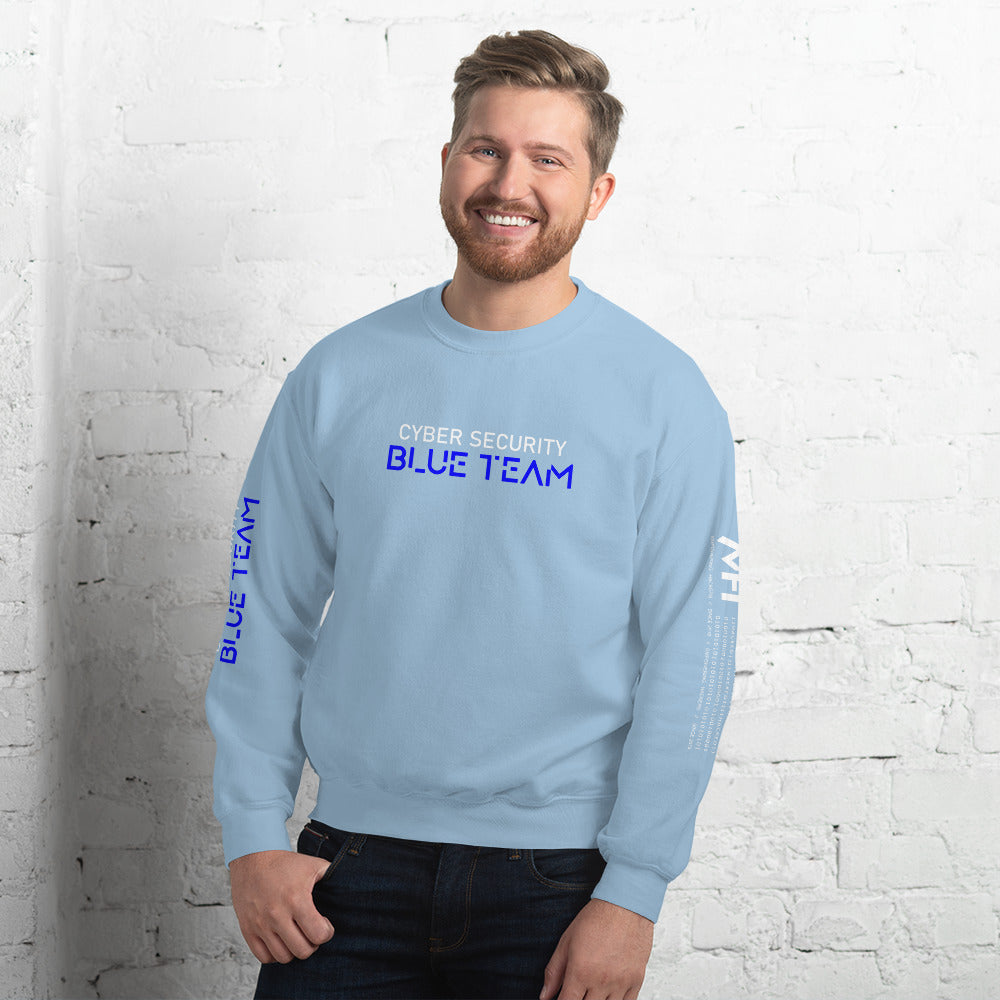 Cybersecurity Blue Team v4 - Unisex Sweatshirt by DarkByteGear