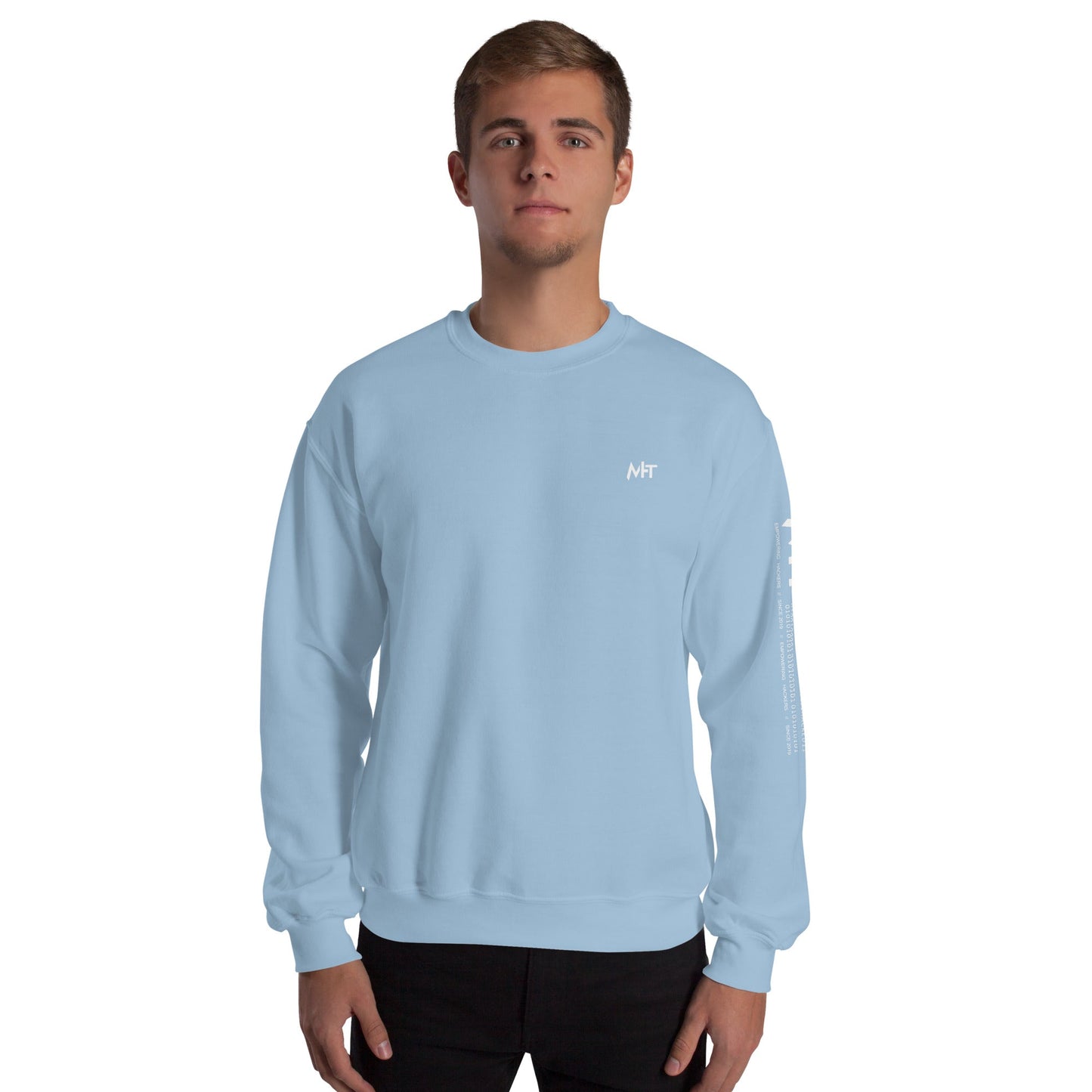 Cyber Security Blue Team V1 - Unisex Sweatshirt ( Back Print ) by DarkByteGear