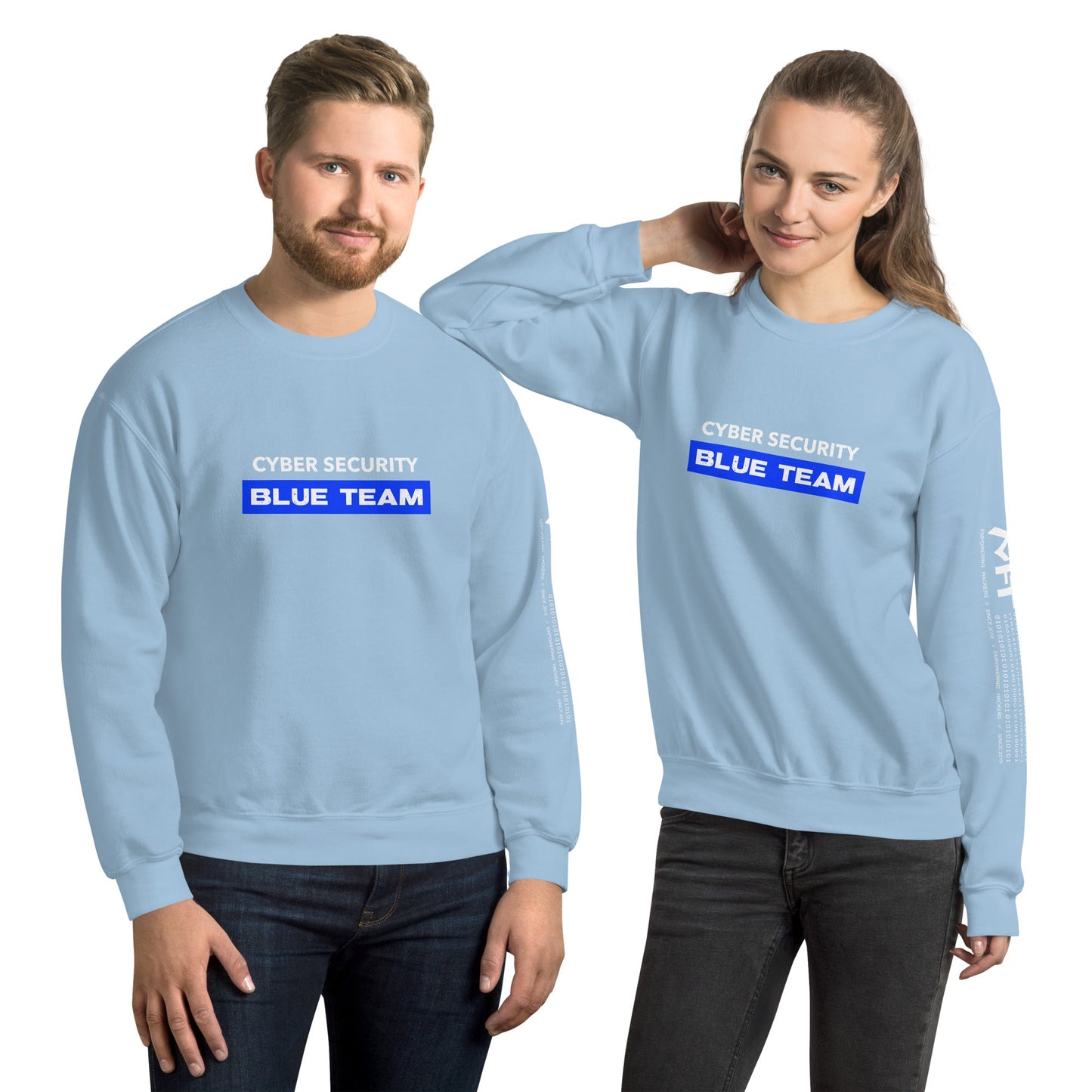 Cyber Security Blue Team V9 - Unisex Sweatshirt by DarkByteGear