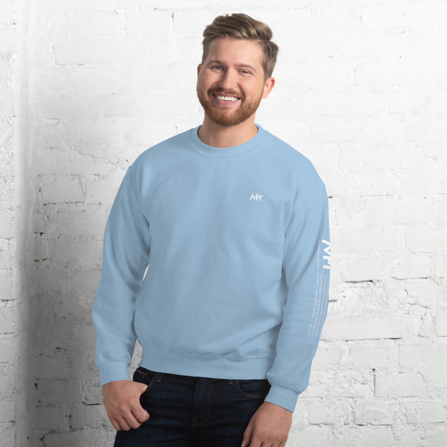 Cyber Security Blue Team V13 - Unisex Sweatshirt ( Back Print ) by DarkByteGear