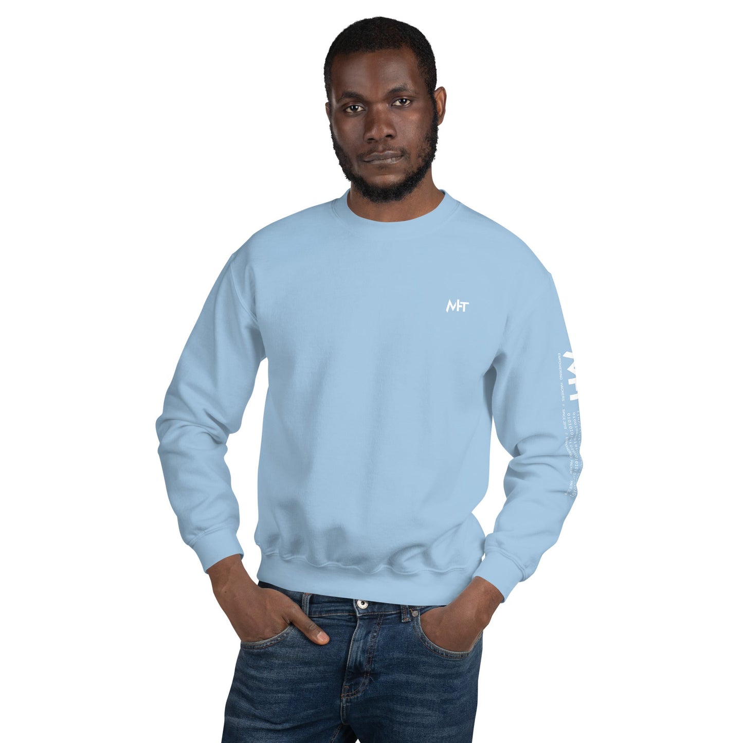 Cyber Security Blue Team V17 - Unisex Sweatshirt ( Back Print ) by DarkByteGear