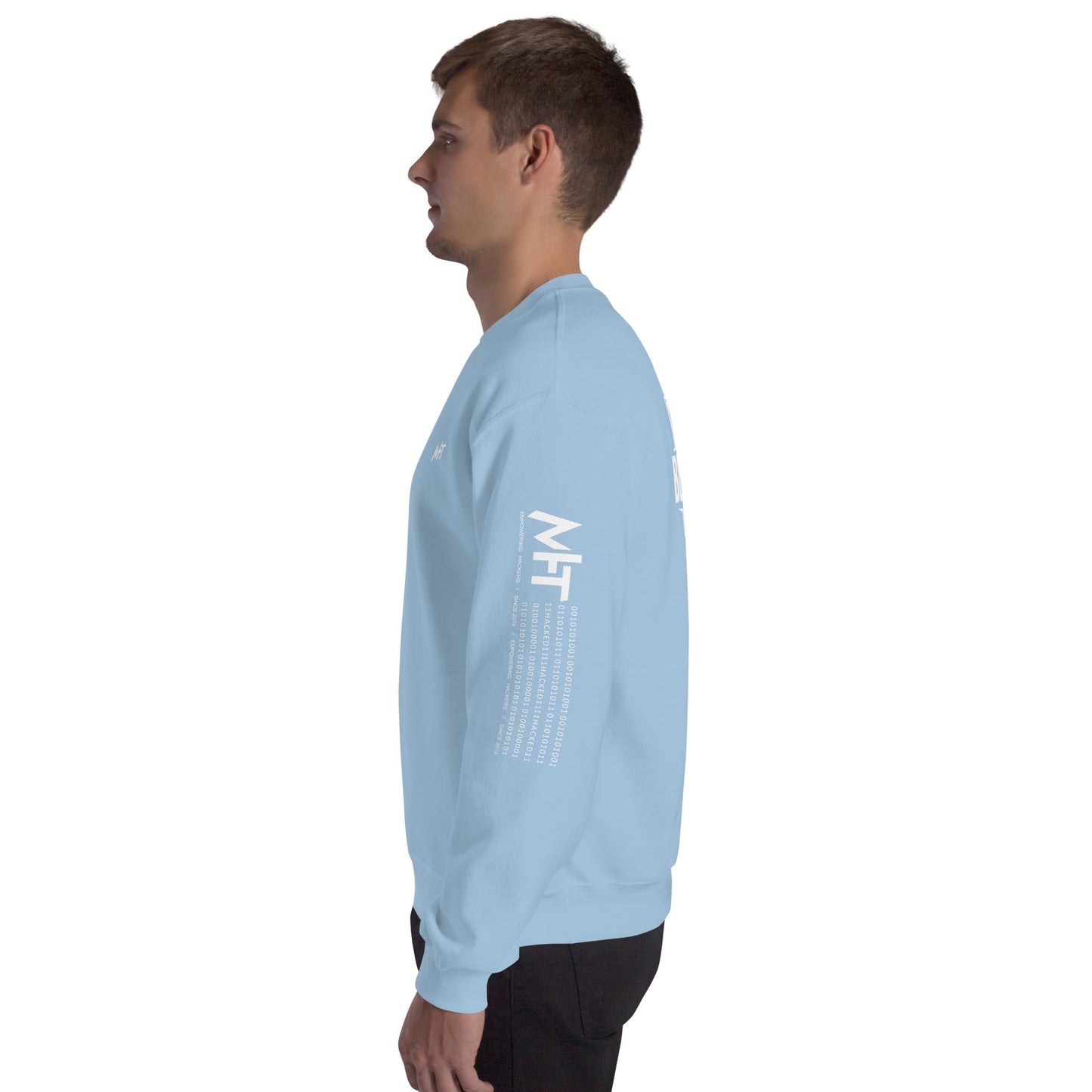 Cyber Security Blue Team V1 - Unisex Sweatshirt ( Back Print ) by DarkByteGear