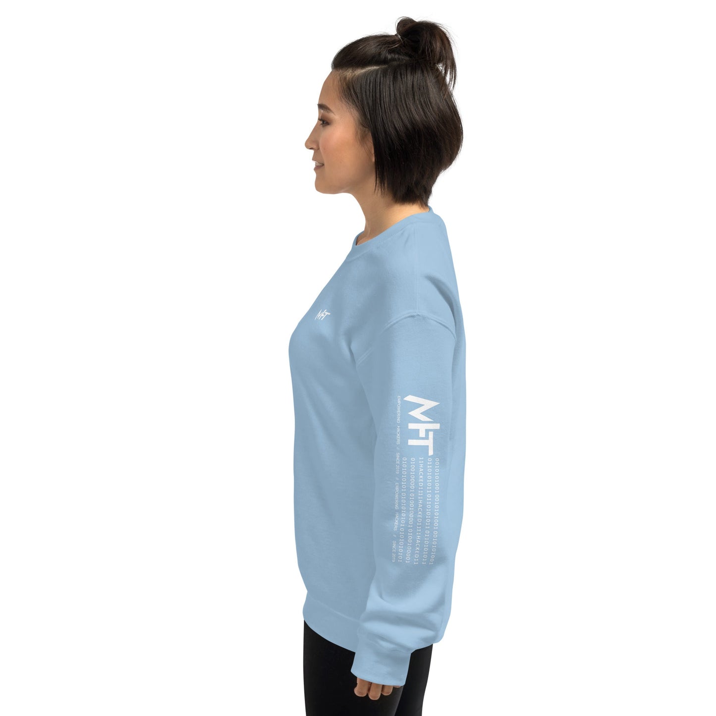 Cyber Security Blue Team V10 - Unisex Sweatshirt ( Back Print ) by DarkByteGear
