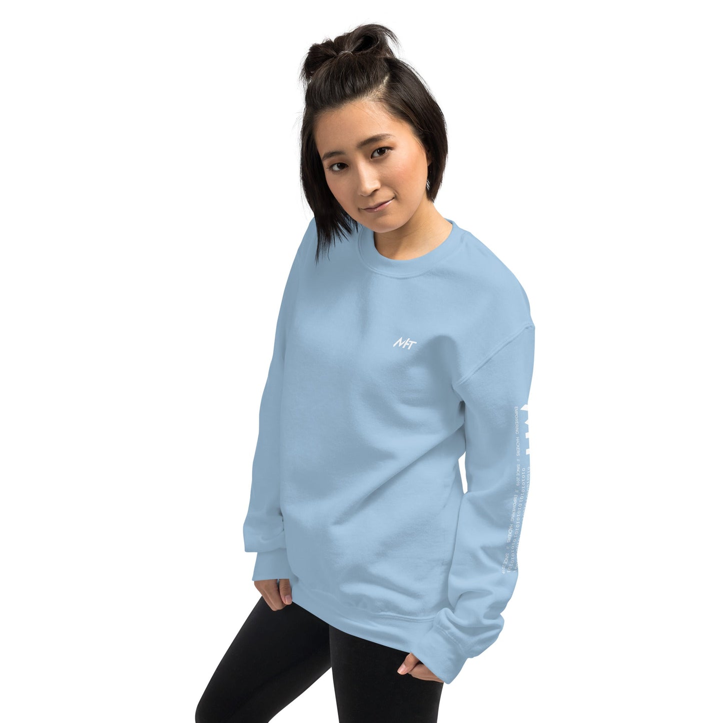 Cyber Security Blue Team V10 - Unisex Sweatshirt ( Back Print ) by DarkByteGear