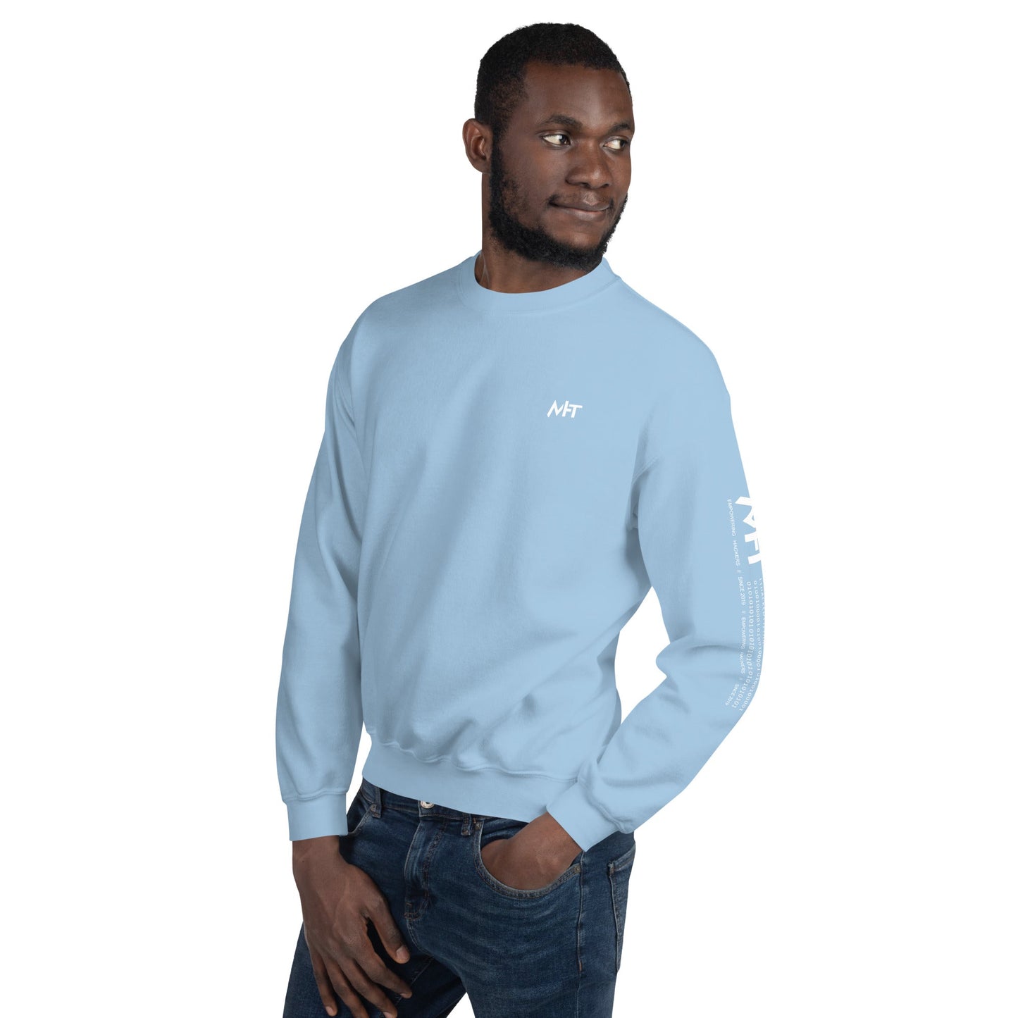 Cyber Security Blue Team V17 - Unisex Sweatshirt ( Back Print ) by DarkByteGear
