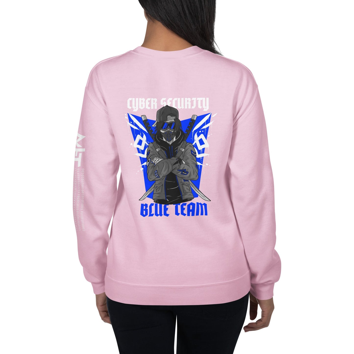 Cyber Security Blue Team V3 - Unisex Sweatshirt ( Back Print ) by DarkByteGear