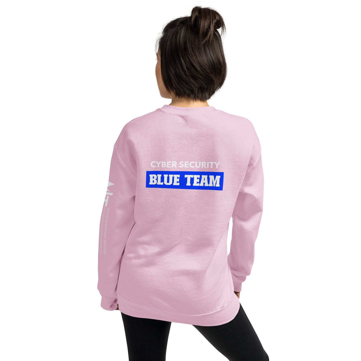 Cyber Security Blue Team V10 - Unisex Sweatshirt ( Back Print ) by DarkByteGear