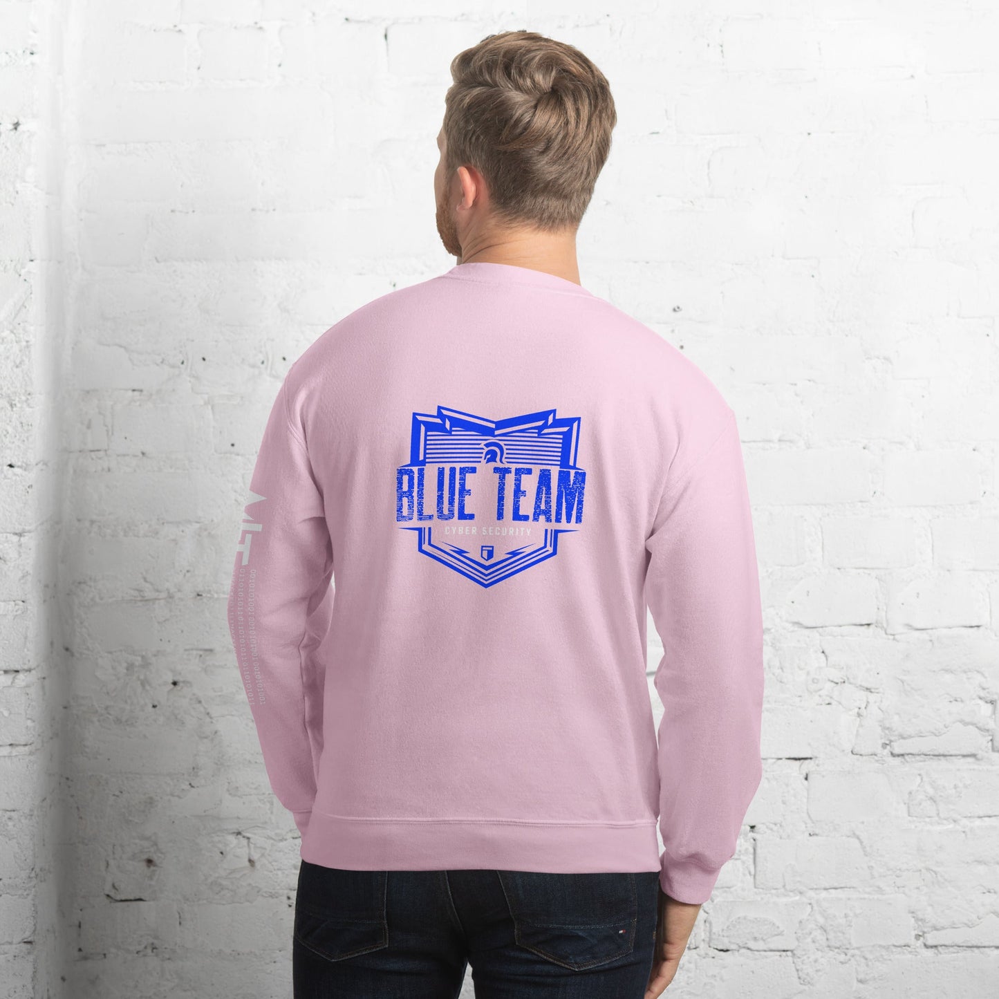 Cyber Security Blue Team V13 - Unisex Sweatshirt ( Back Print ) by DarkByteGear