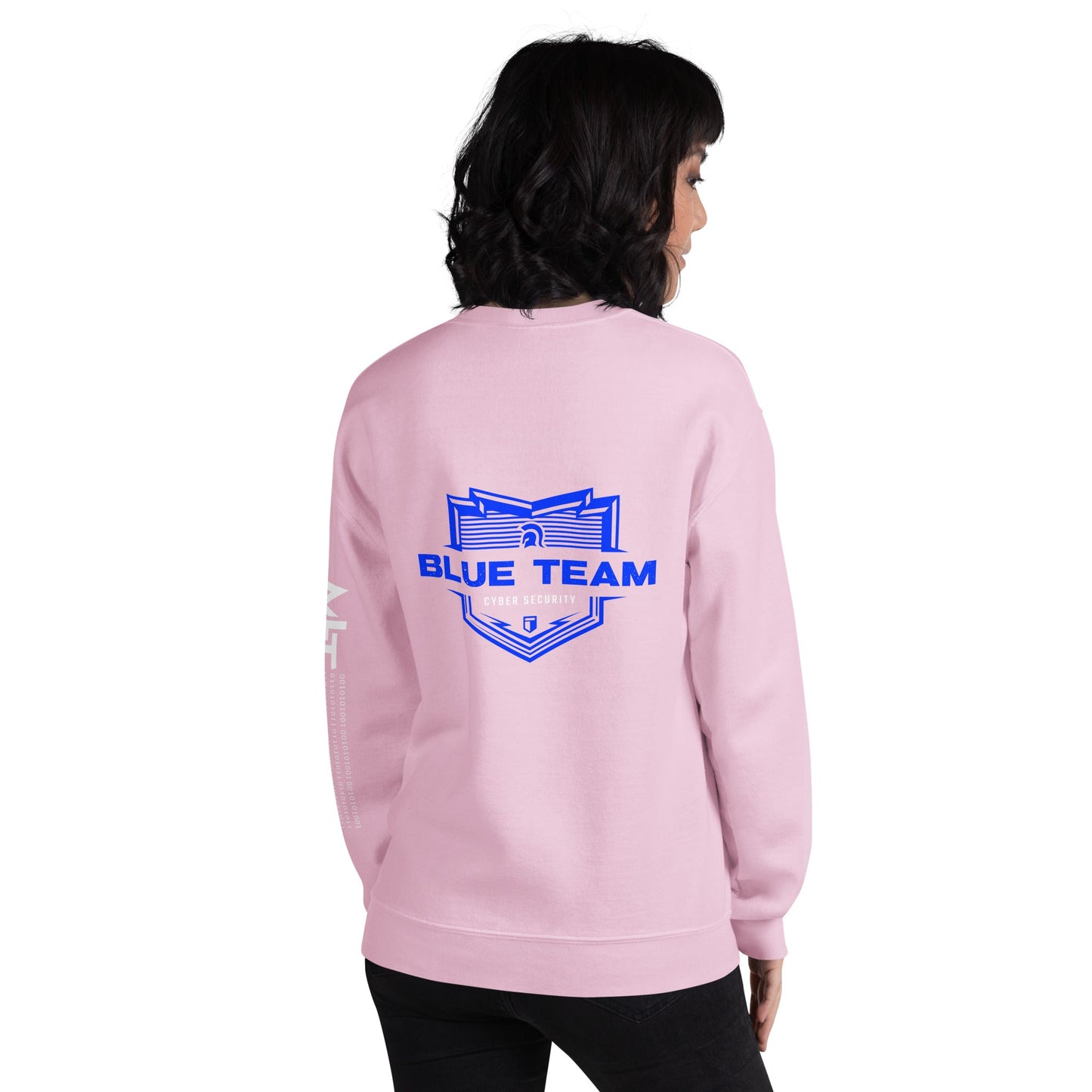 Cyber Security Blue Team V14 - Unisex Sweatshirt ( Back Print ) by DarkByteGear