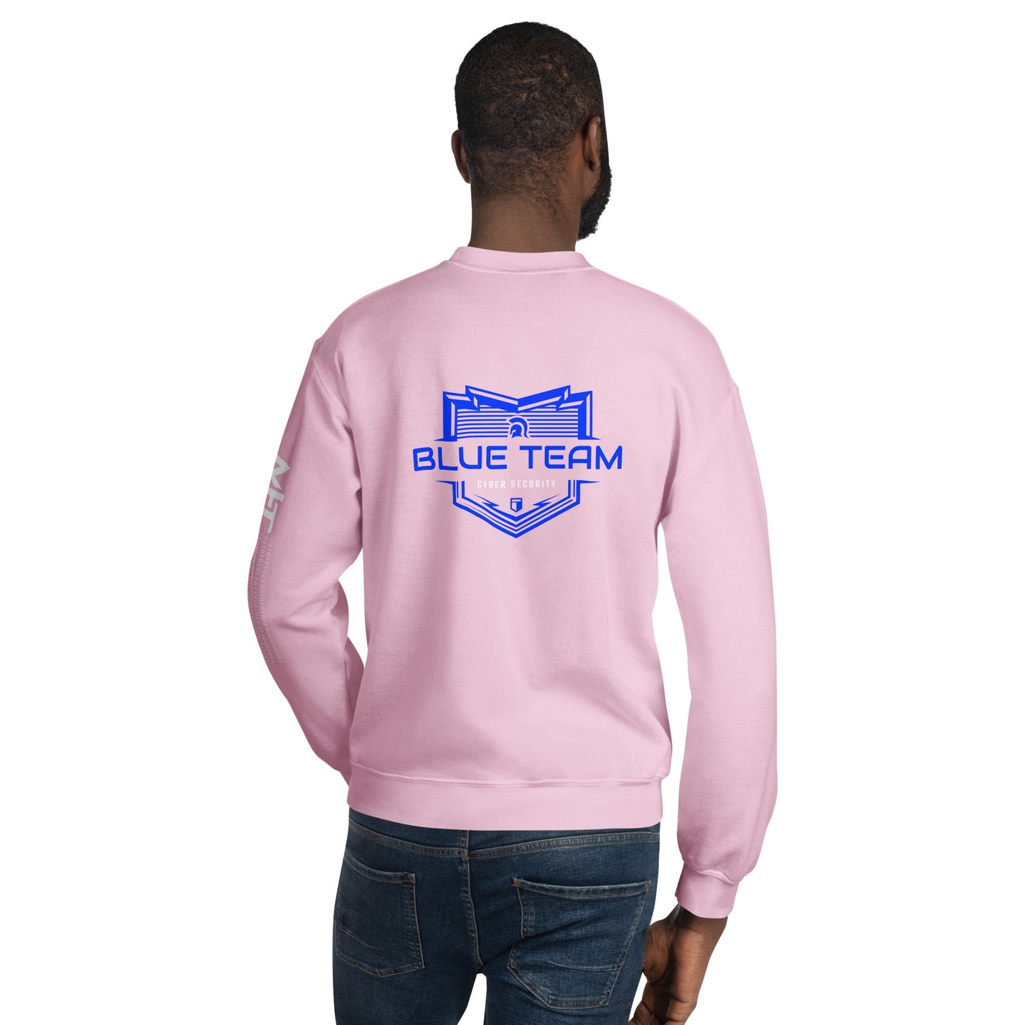 Cyber Security Blue Team V17 - Unisex Sweatshirt ( Back Print ) by DarkByteGear