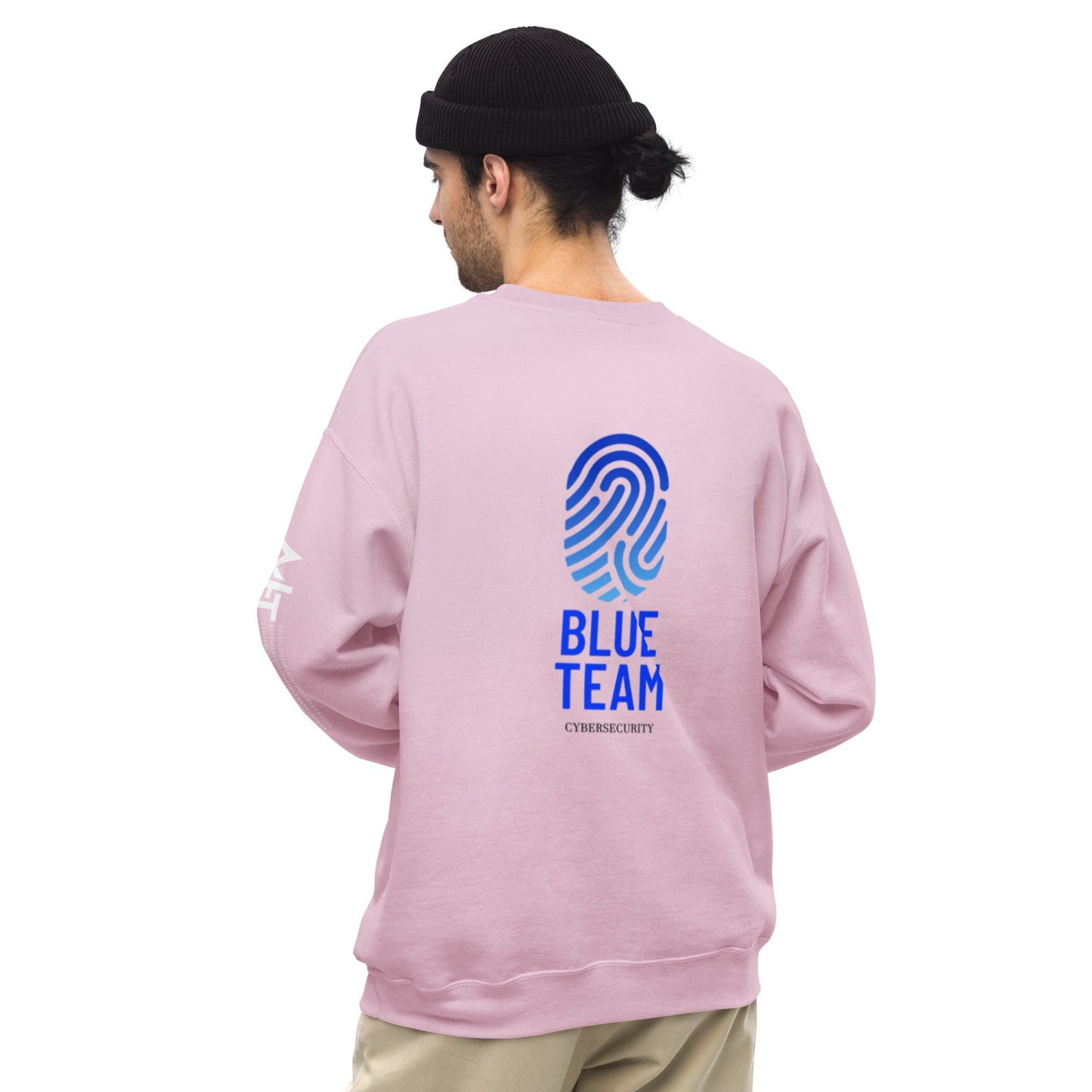 Cyber Security Blue Team v2 - Unisex Sweatshirt ( Back Print ) by DarkByteGear