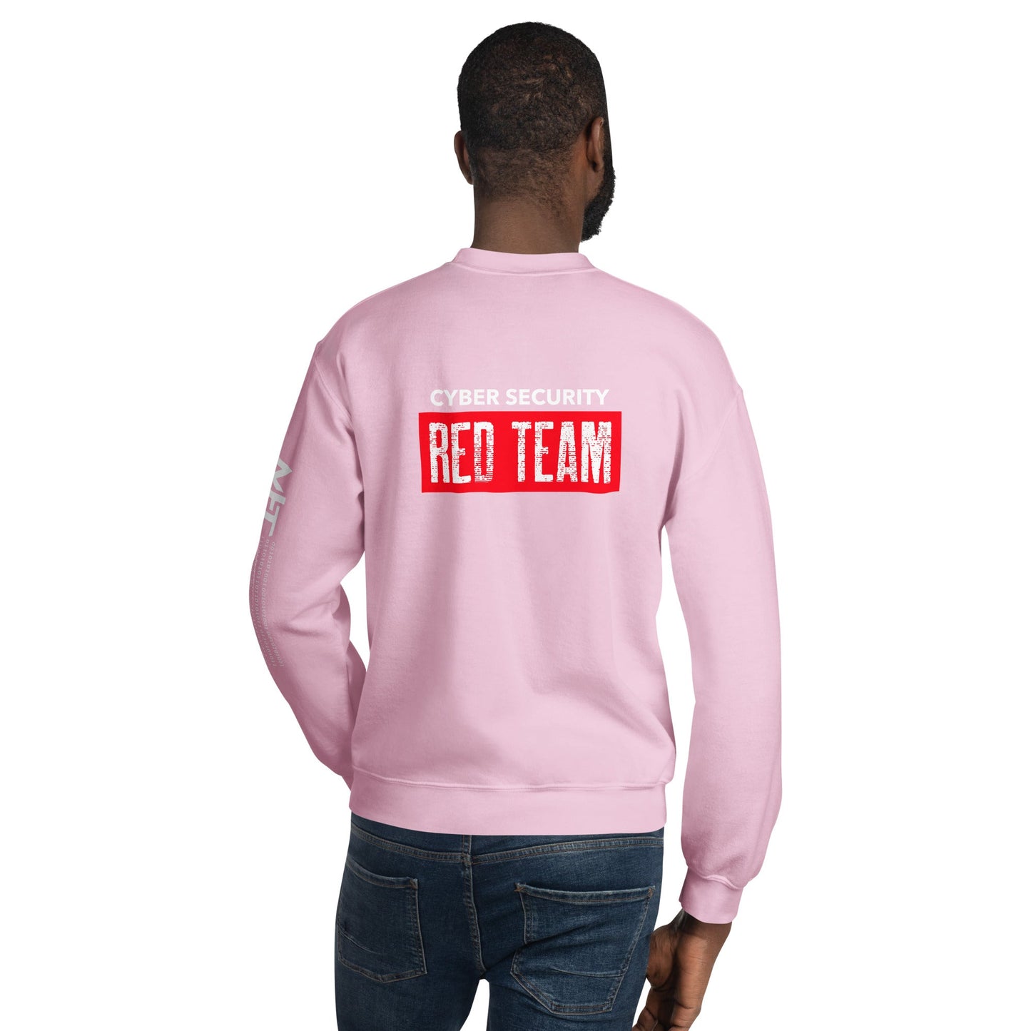 Cyber Security Red Team V1 - Unisex Sweatshirt ( Back Print ) by DarkByteGear