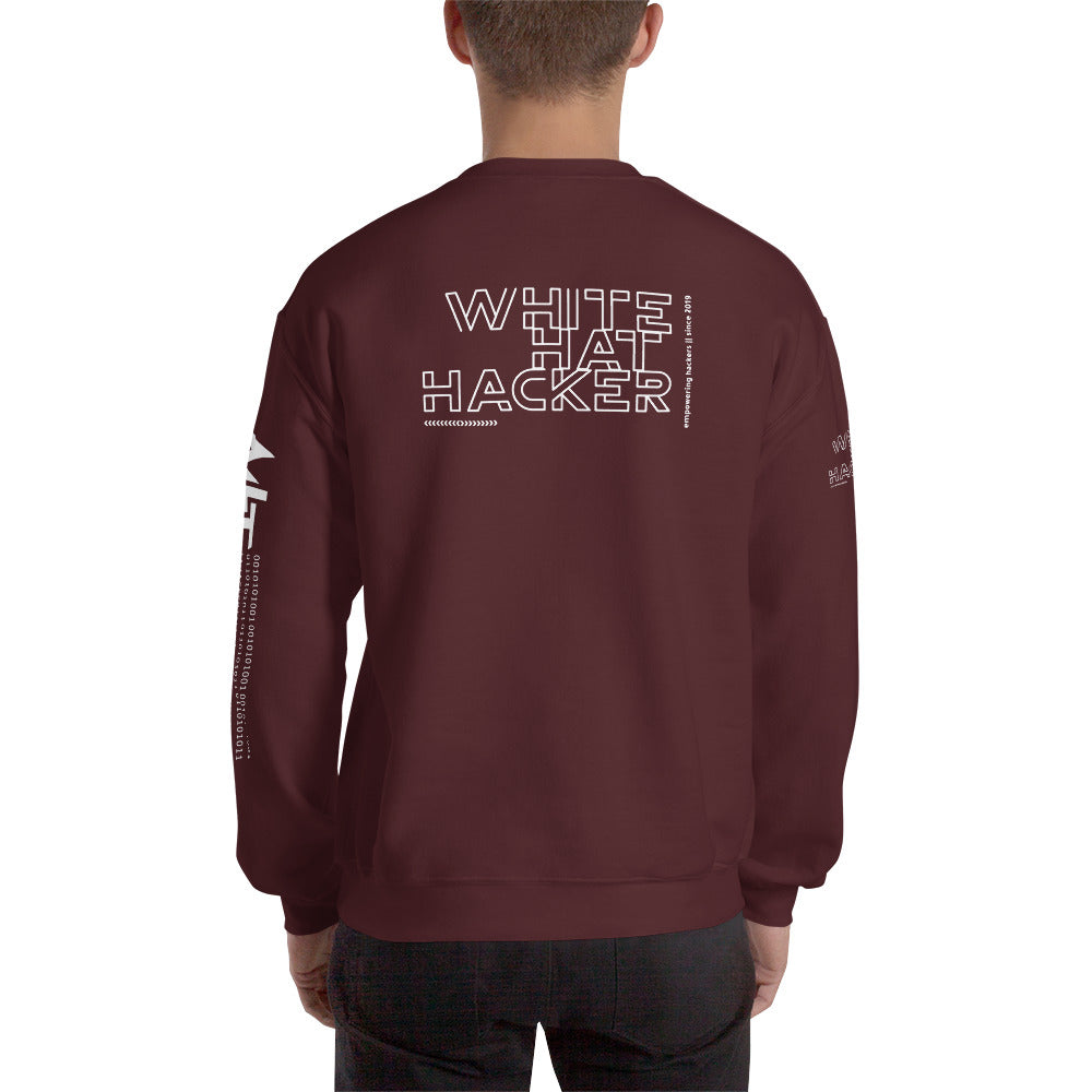 White Hat Hacker - Unisex Sweatshirt (all sides print) by DarkByteGear