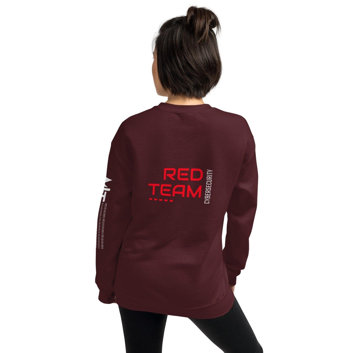 Cyber Security Red Team V14 - Unisex Sweatshirt ( Back Print ) by DarkByteGear