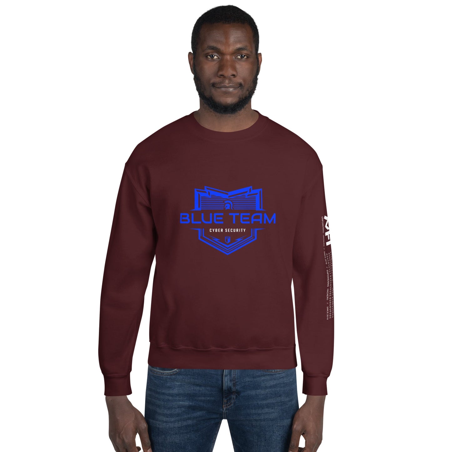 Cyber Security Blue Team V17 - Unisex Sweatshirt by DarkByteGear