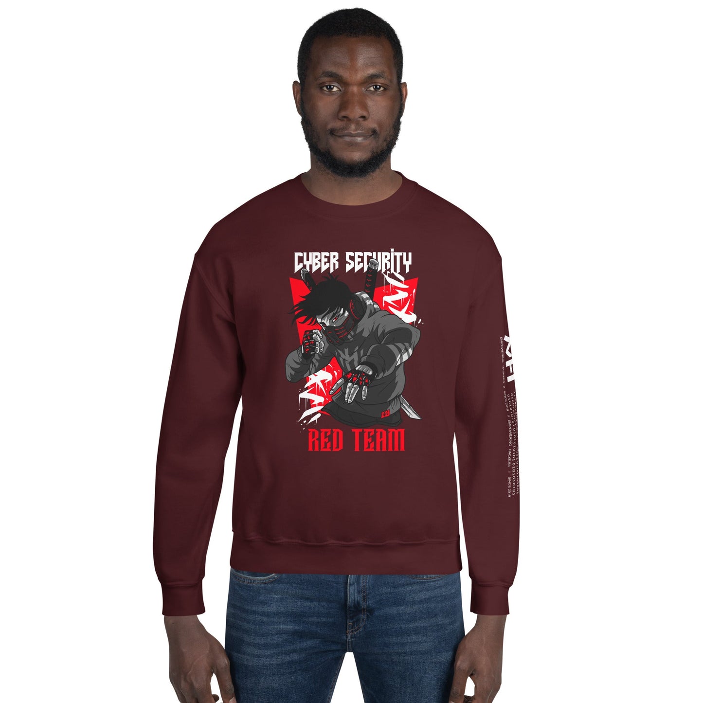 Cyber Security Red Team V3 - Unisex Sweatshirt by DarkByteGear