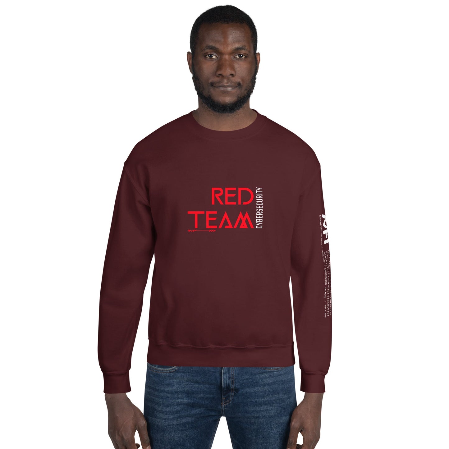 Cyber Security Red Team V4 - Unisex Sweatshirt by DarkByteGear
