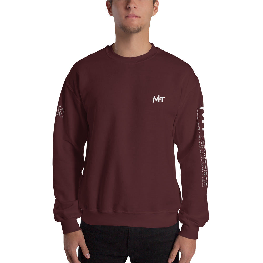 White Hat Hacker - Unisex Sweatshirt (all sides print) by DarkByteGear