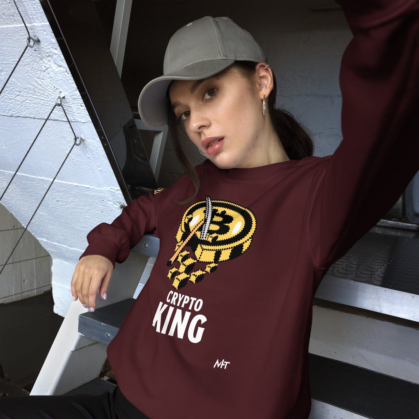 Crypto King - Unisex Sweatshirt by DarkByteGear
