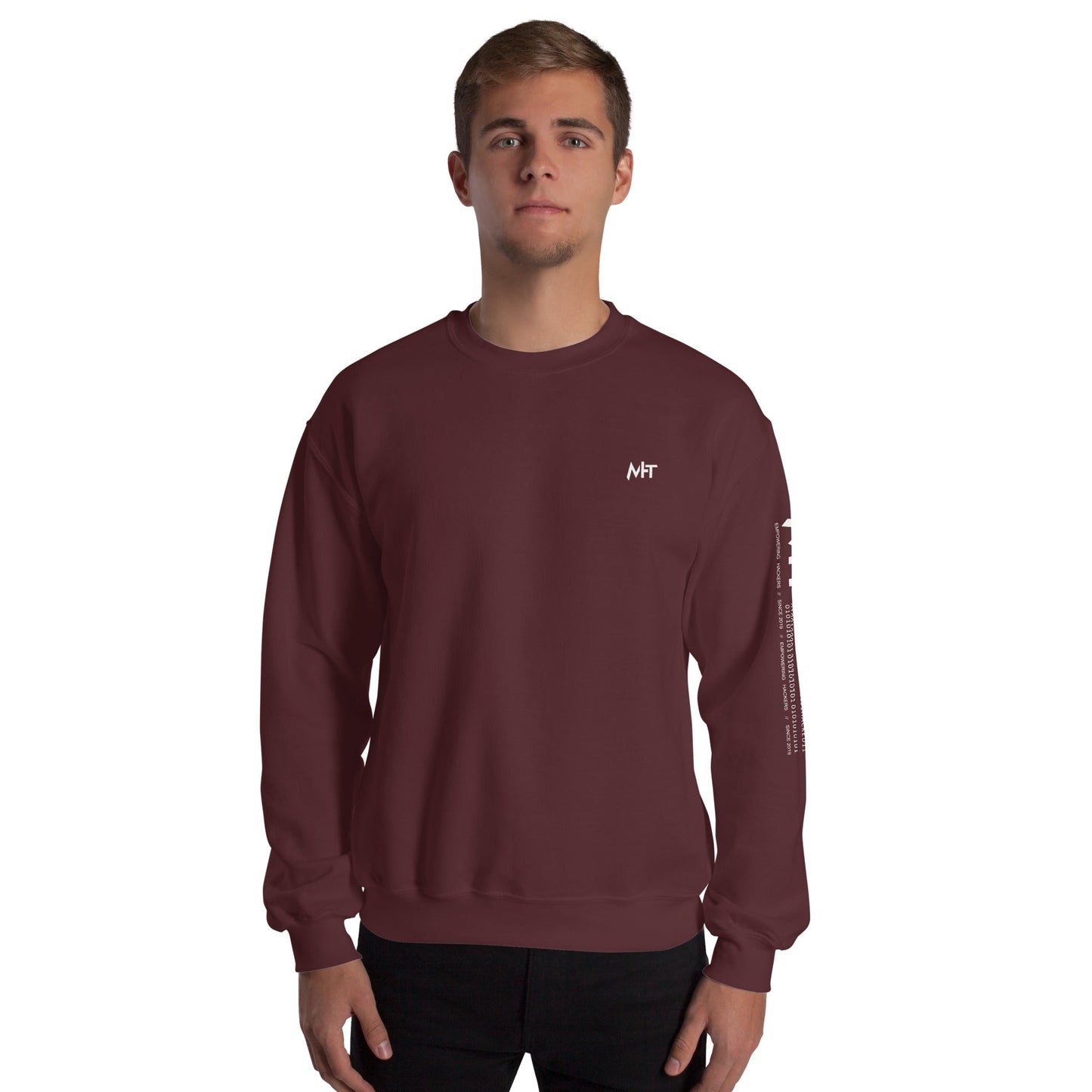 Cyber Security Blue Team V1 - Unisex Sweatshirt ( Back Print ) by DarkByteGear