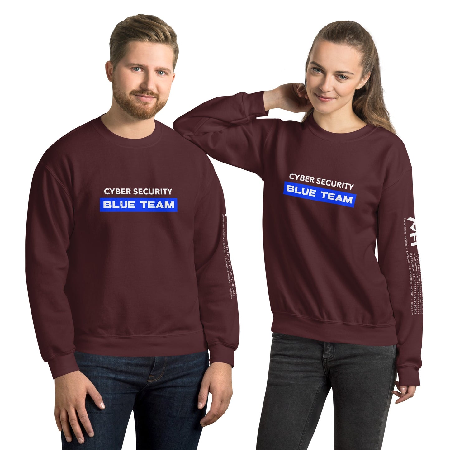Cyber Security Blue Team V9 - Unisex Sweatshirt by DarkByteGear
