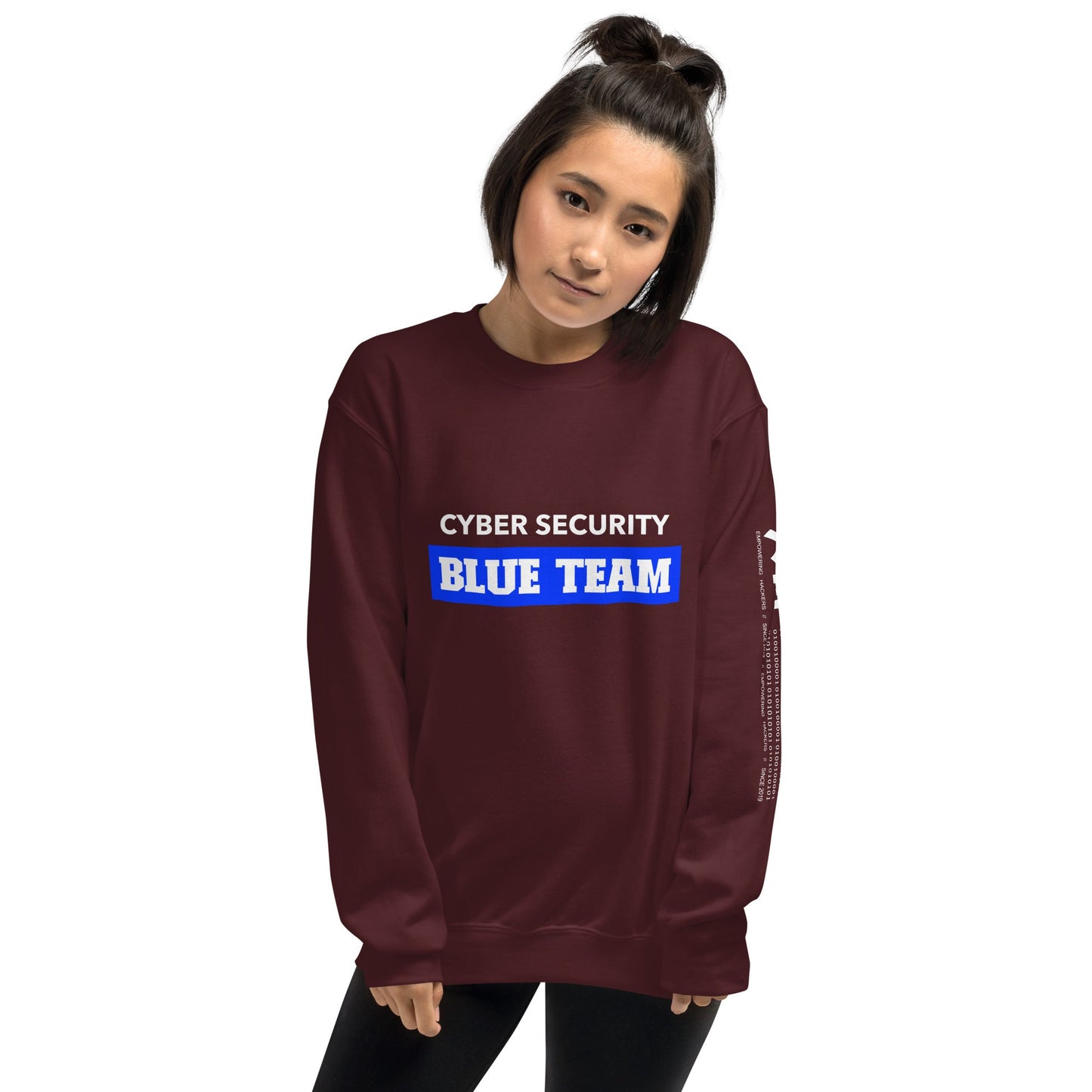 Cyber Security Blue Team V10 - Unisex Sweatshirt by DarkByteGear