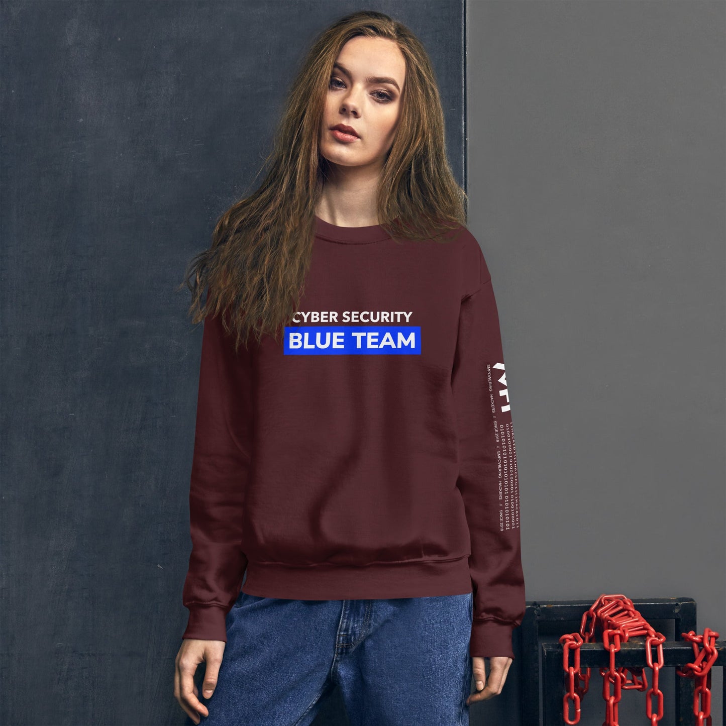 Cyber Security Blue Team V11 - Unisex Sweatshirt by DarkByteGear