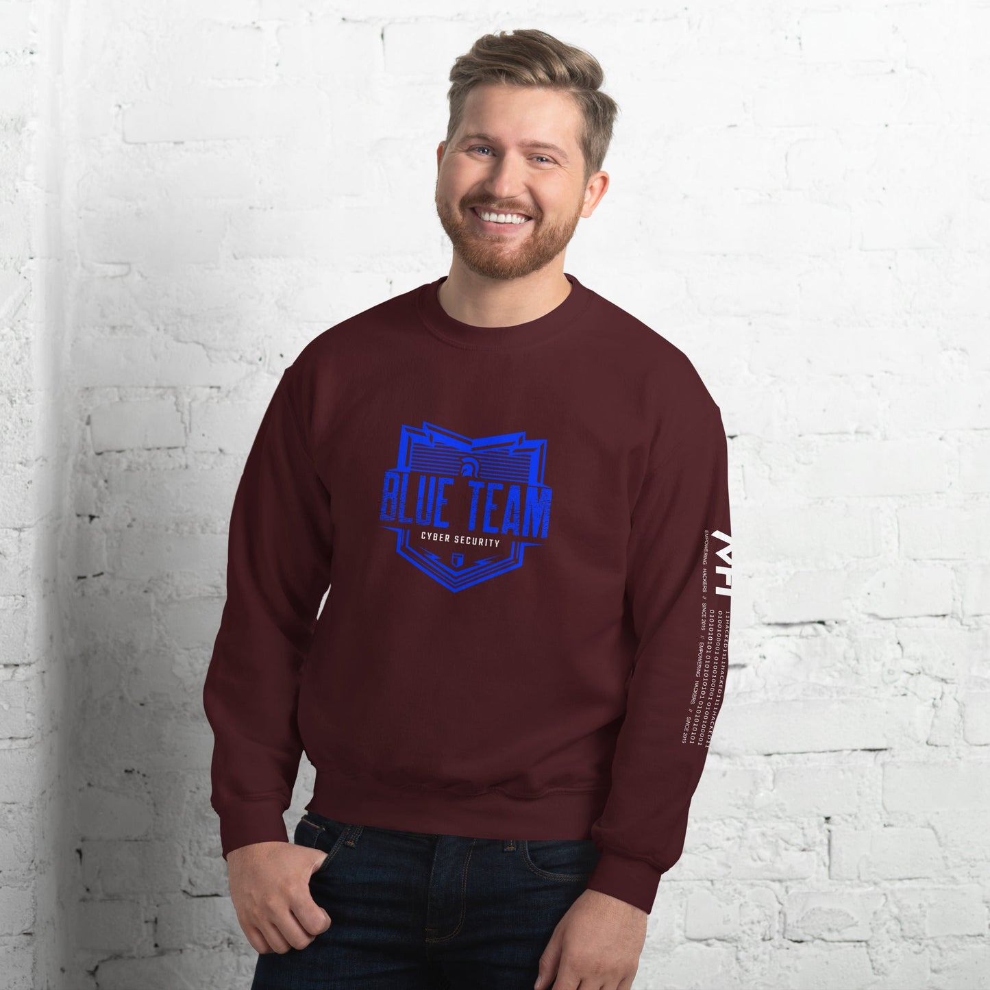 Cyber Security Blue Team V13 - Unisex Sweatshirt by DarkByteGear