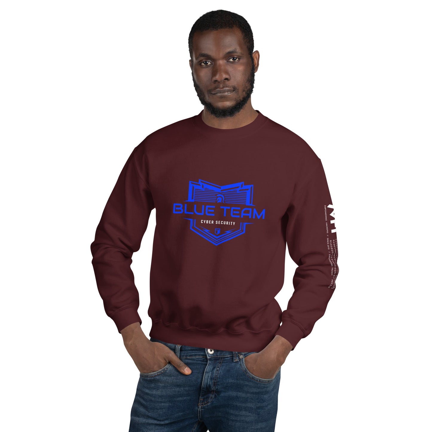 Cyber Security Blue Team V17 - Unisex Sweatshirt by DarkByteGear