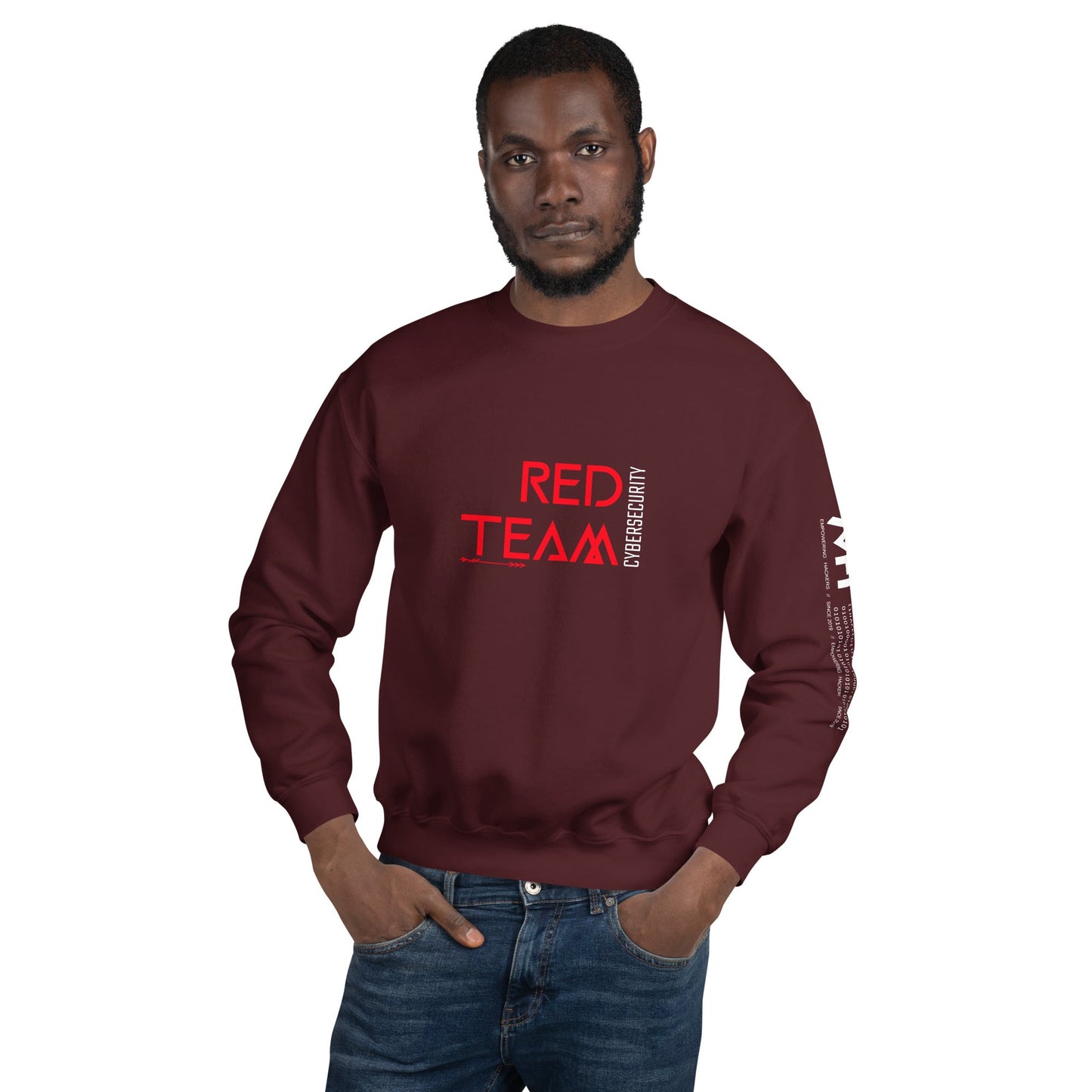 Cyber Security Red Team V4 - Unisex Sweatshirt by DarkByteGear