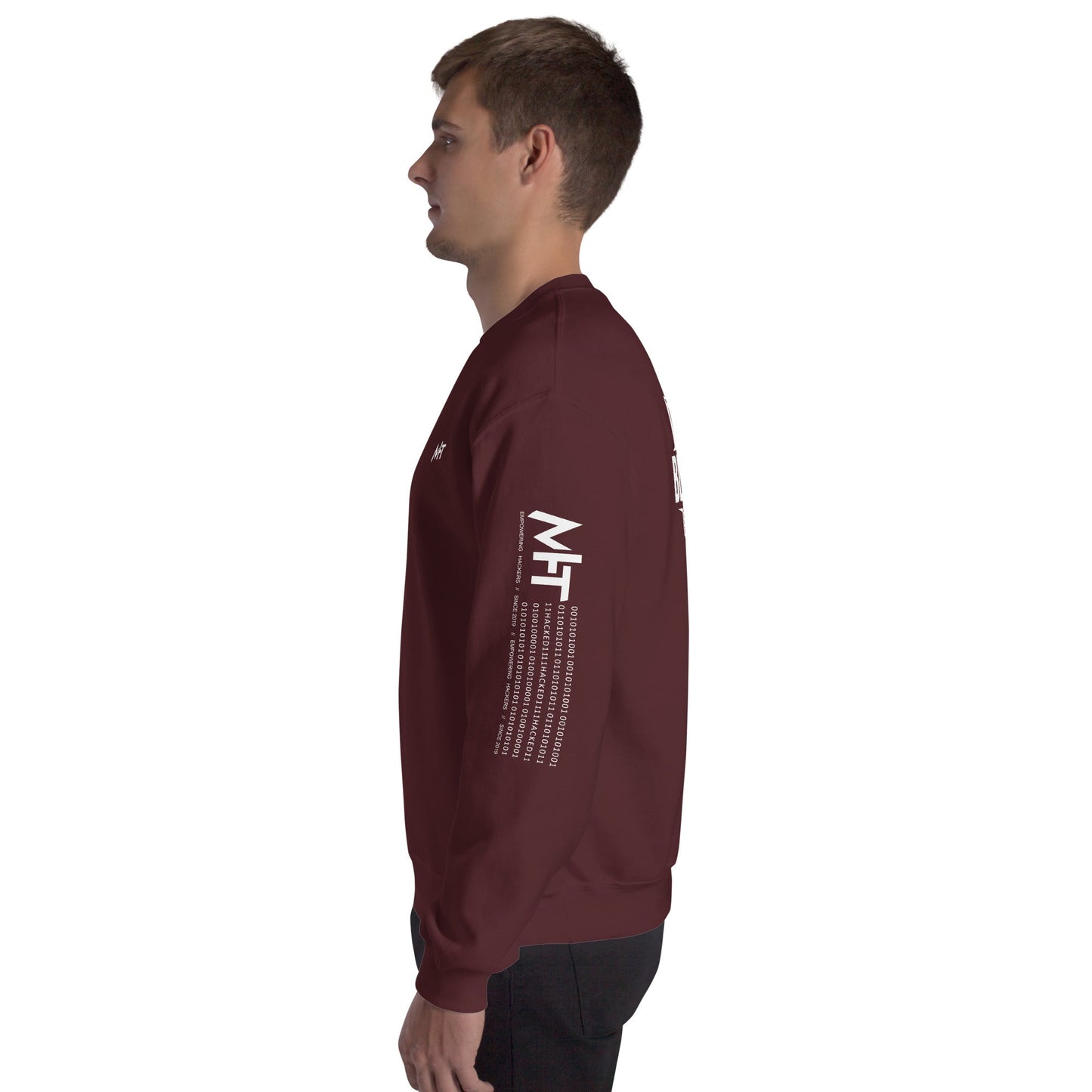 Cyber Security Blue Team V1 - Unisex Sweatshirt ( Back Print ) by DarkByteGear