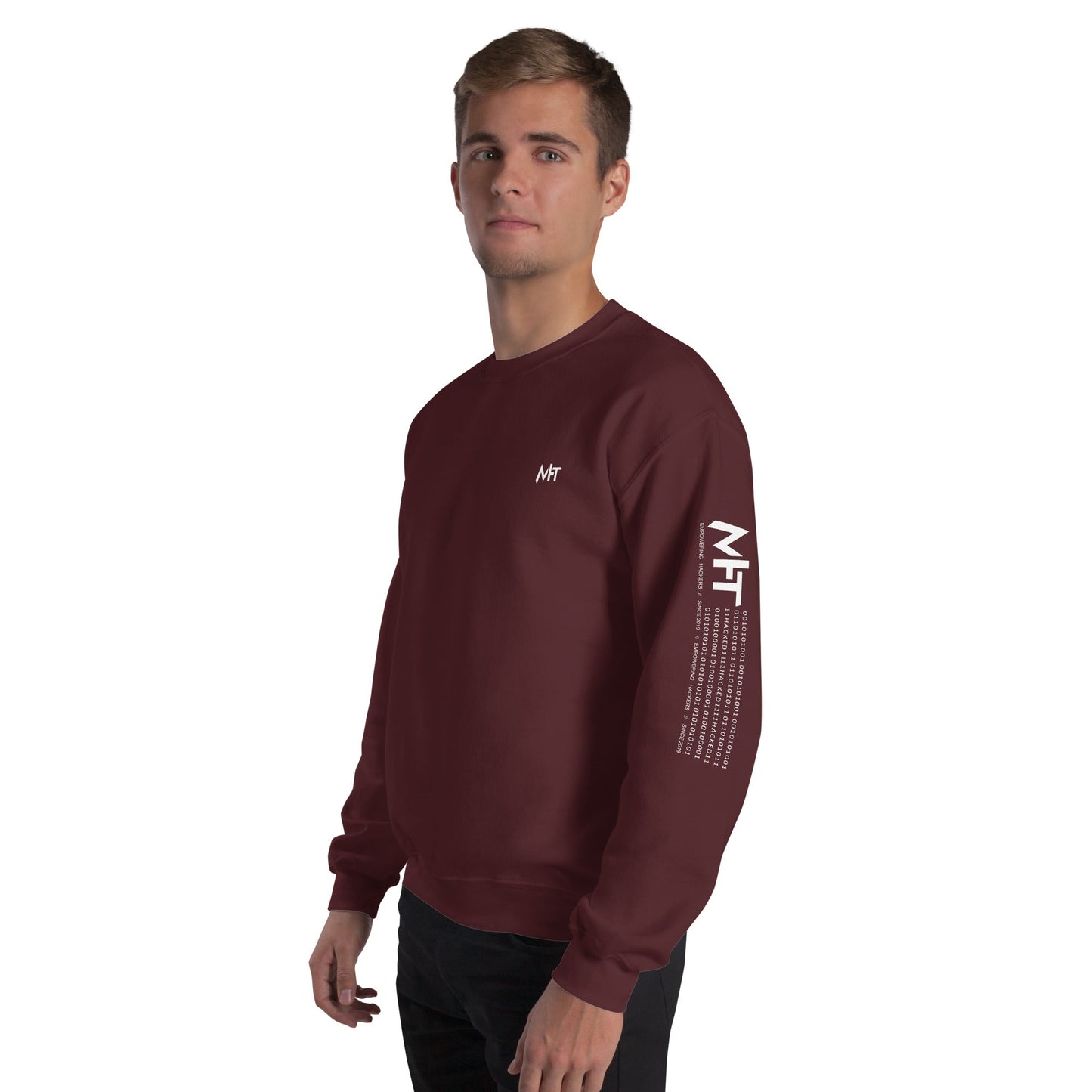 Cyber Security Blue Team V1 - Unisex Sweatshirt ( Back Print ) by DarkByteGear