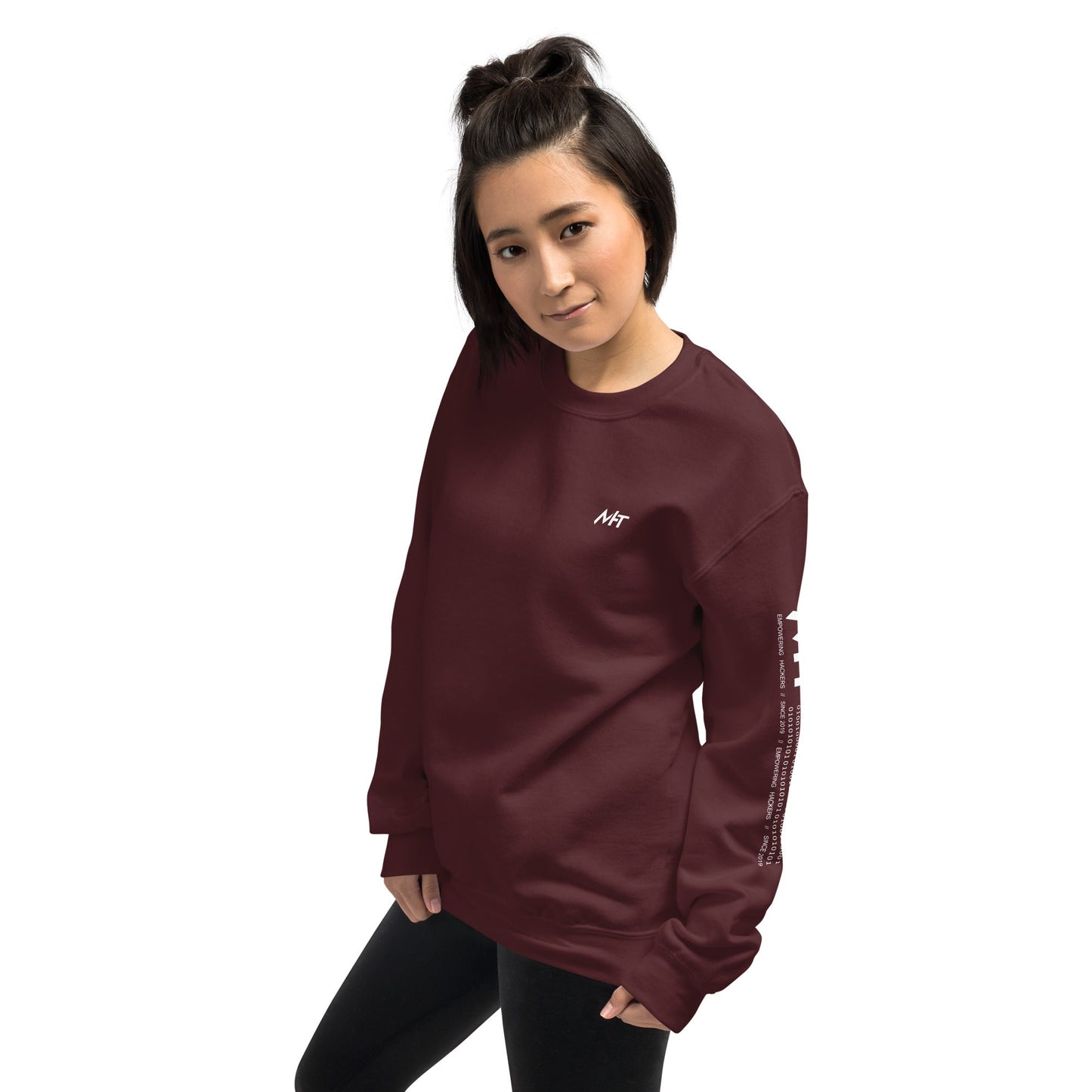 Cyber Security Blue Team V10 - Unisex Sweatshirt ( Back Print ) by DarkByteGear