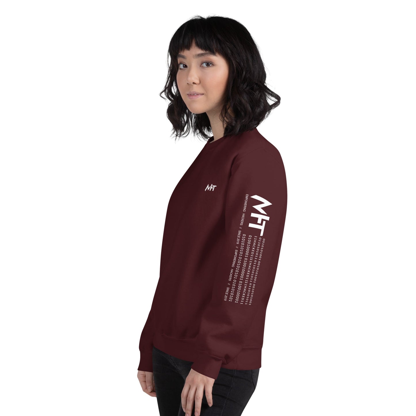 Cyber Security Blue Team V14 - Unisex Sweatshirt ( Back Print ) by DarkByteGear