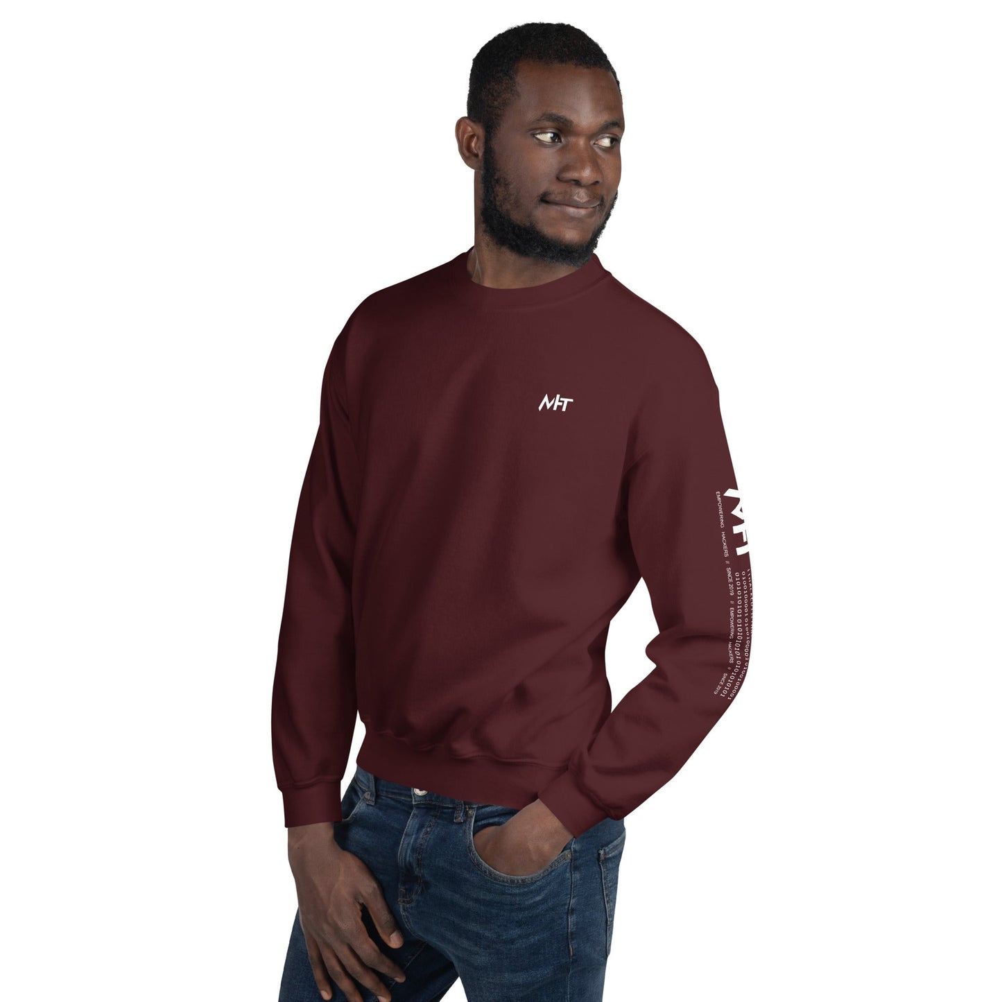 Cyber Security Blue Team V17 - Unisex Sweatshirt ( Back Print ) by DarkByteGear