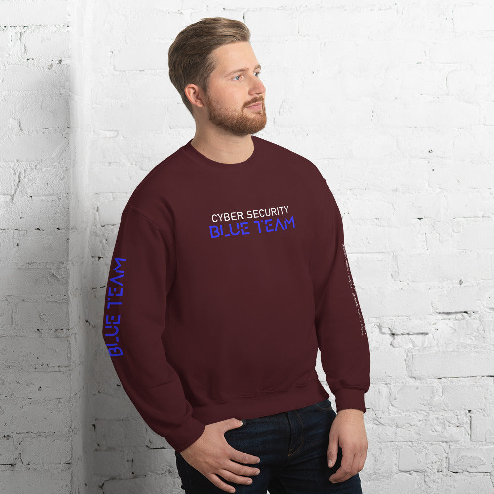 Cybersecurity Blue Team v4 - Unisex Sweatshirt by DarkByteGear