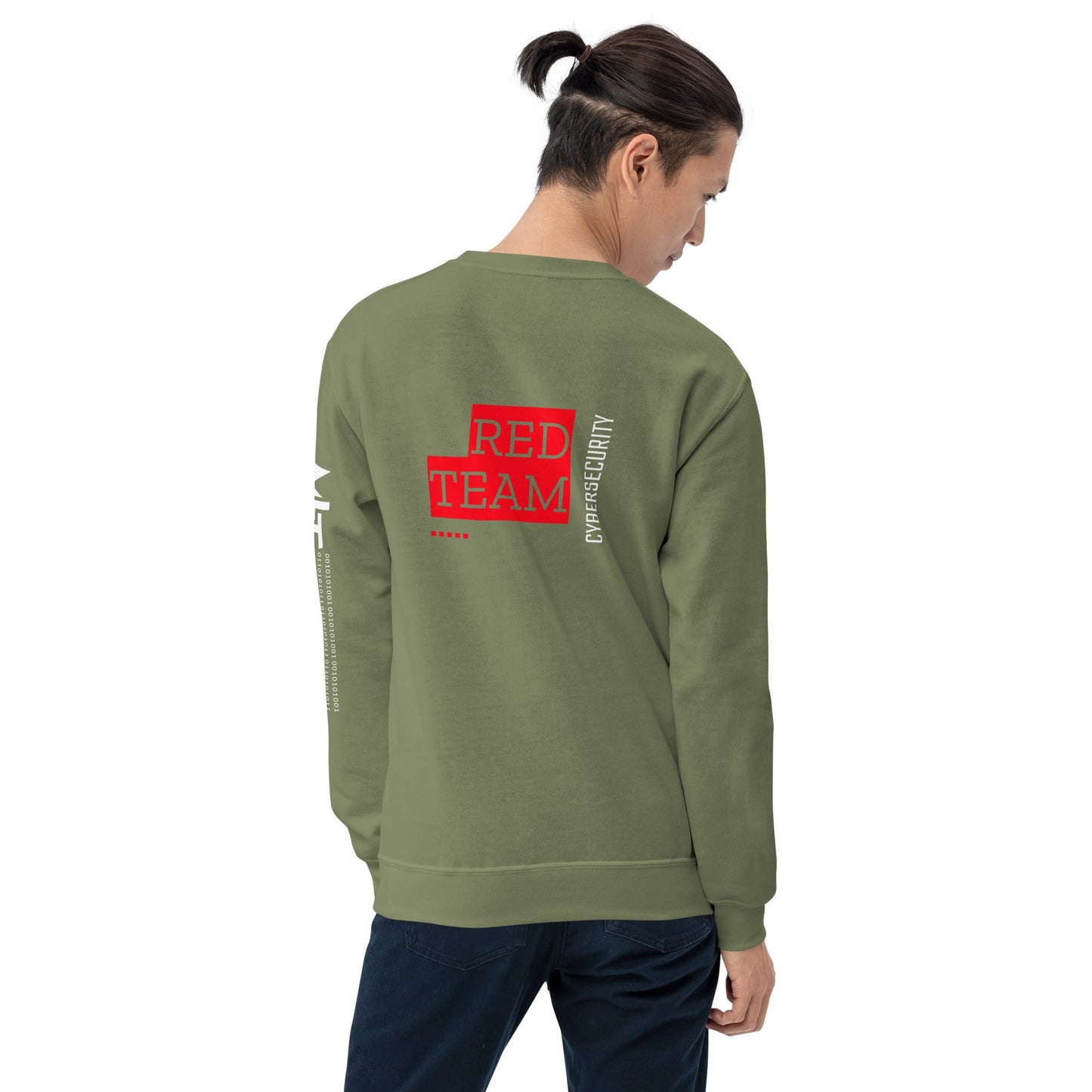 Cyber Security Red Team V13 - Unisex Sweatshirt ( Back Print ) by DarkByteGear
