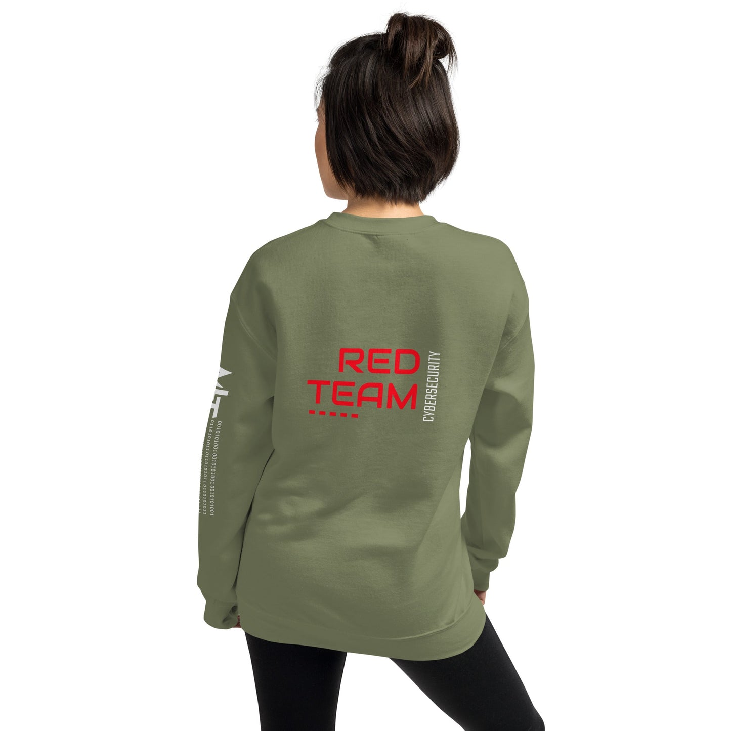 Cyber Security Red Team V14 - Unisex Sweatshirt ( Back Print ) by DarkByteGear